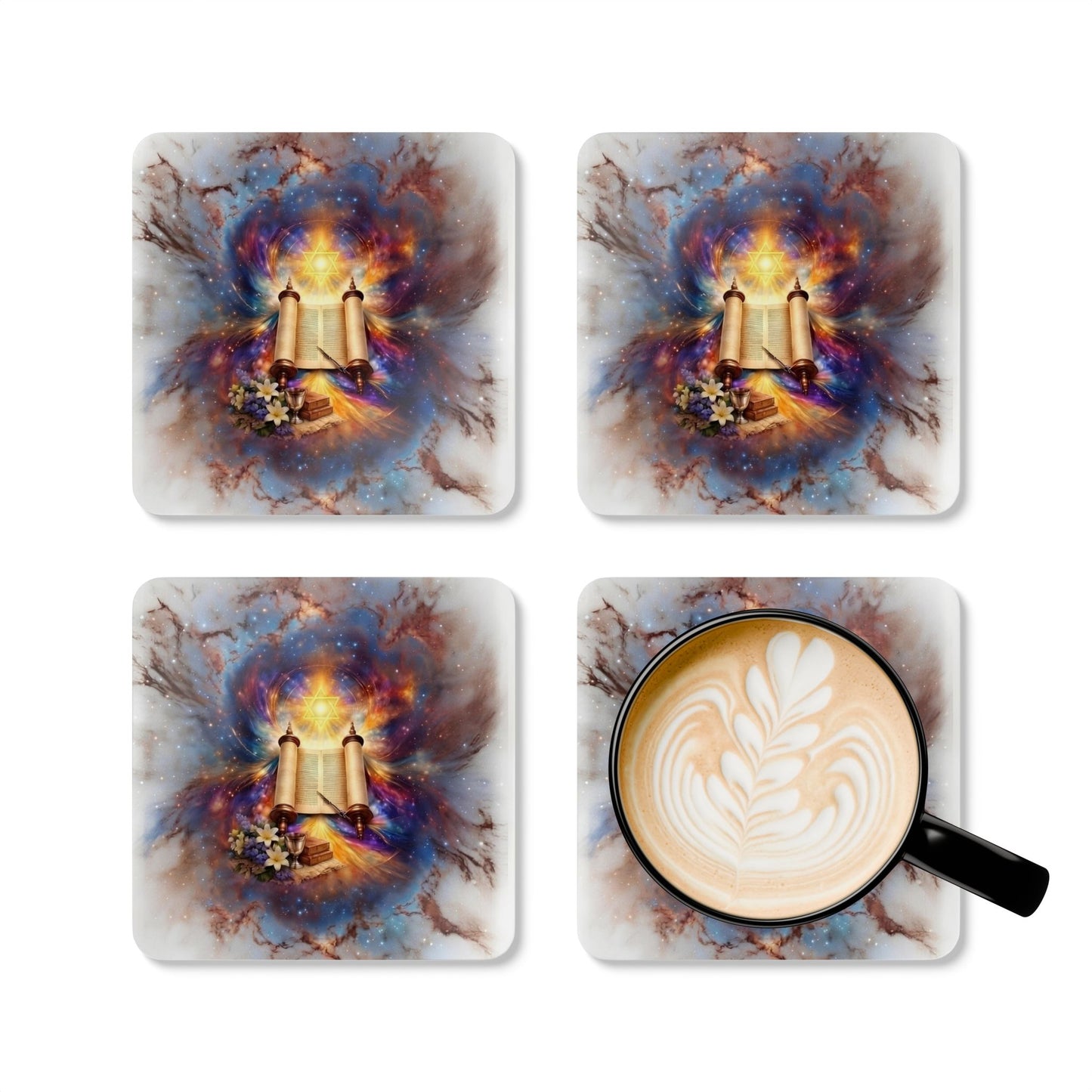 The Celestial Collection: Marble White Coaster Edition