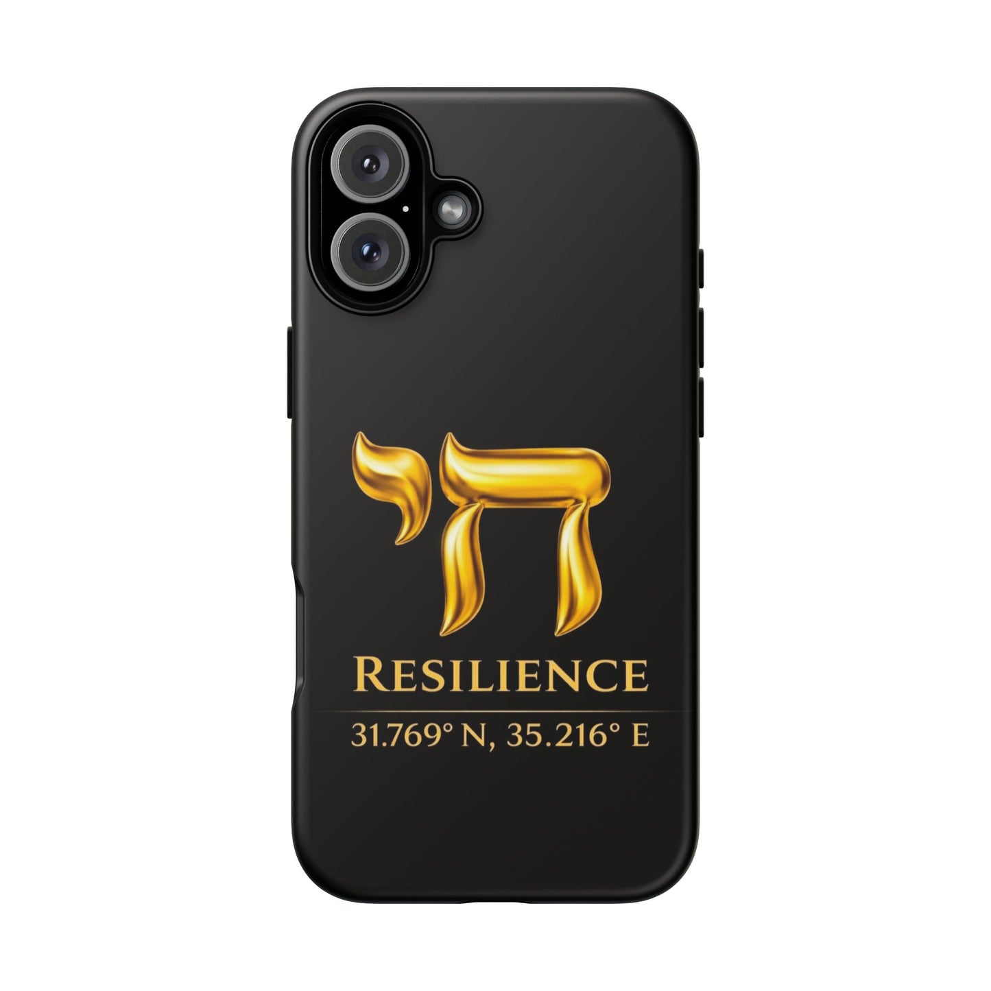 The Resilience Collection.Phone Case. Premium Black Edition. Protect with Purpose