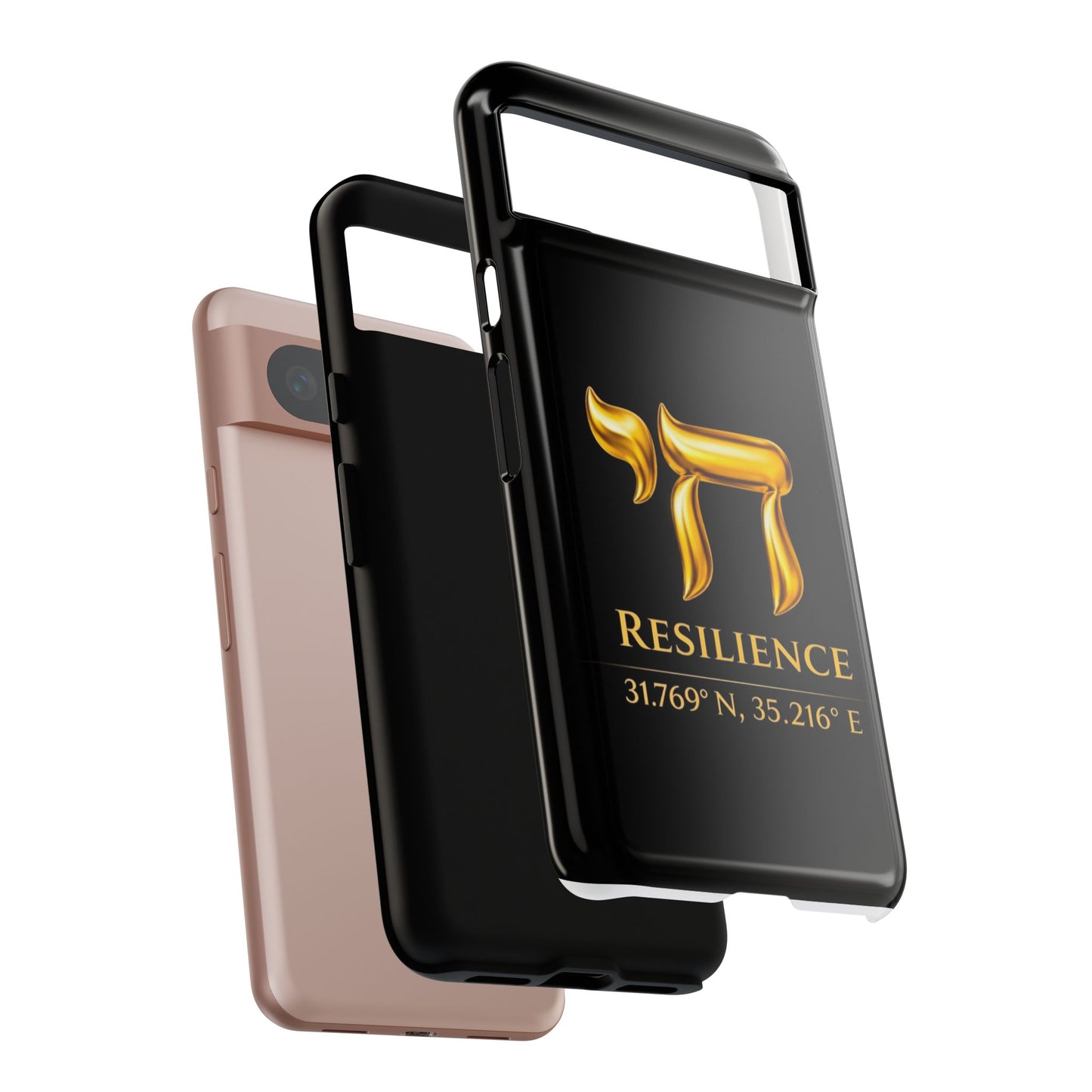 The Resilience Collection.Phone Case. Premium Black Edition. Protect with Purpose