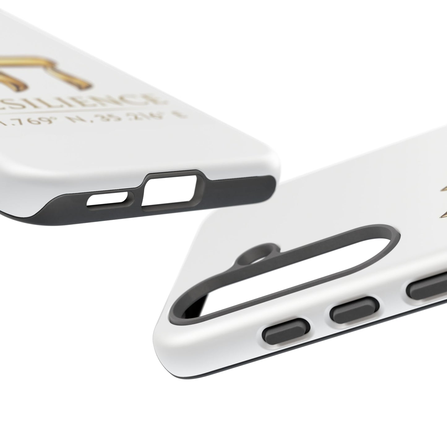 The Resilience Collection. Premium White Edition Phone Case.
