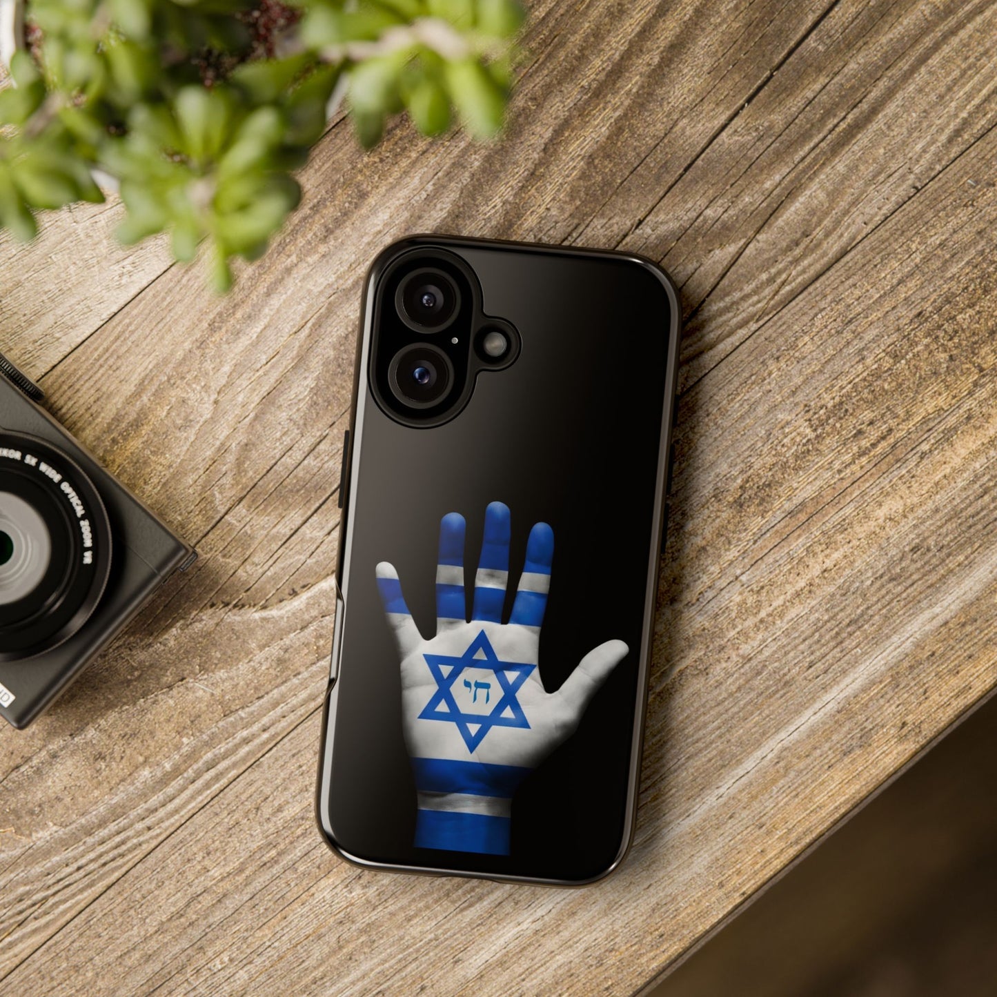 Am Yisrael Chai Phone Case – Premium Black Edition