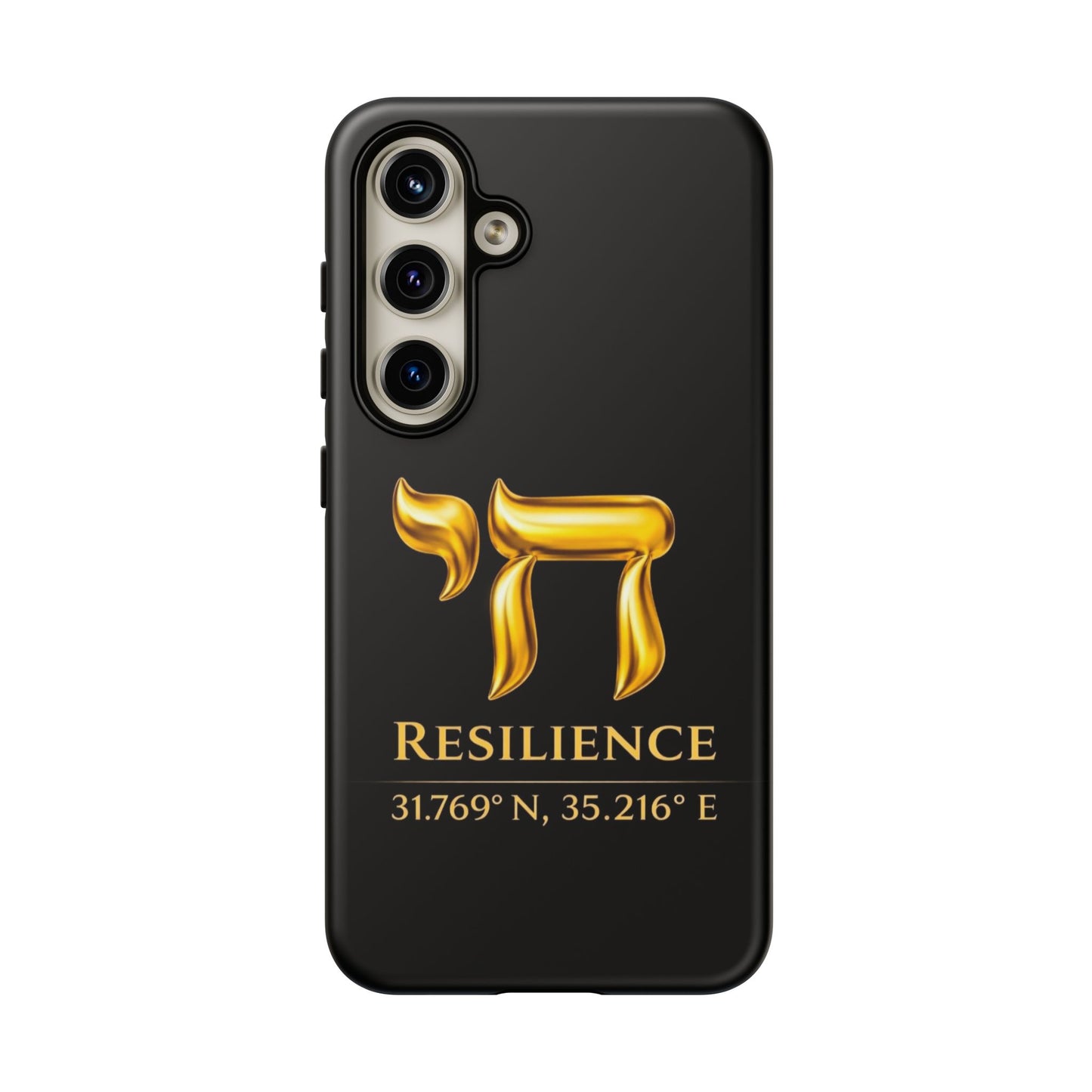 The Resilience Collection.Phone Case. Premium Black Edition. Protect with Purpose