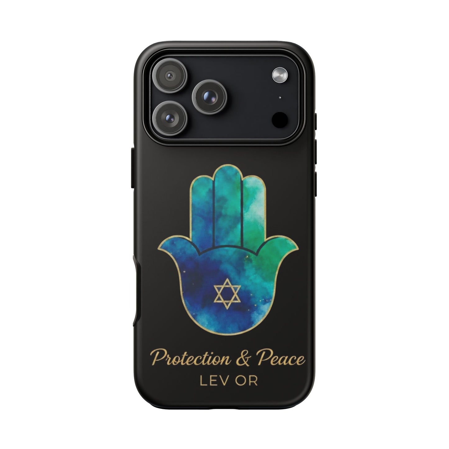 Protection and Peace Premium Black Edition Phone Case