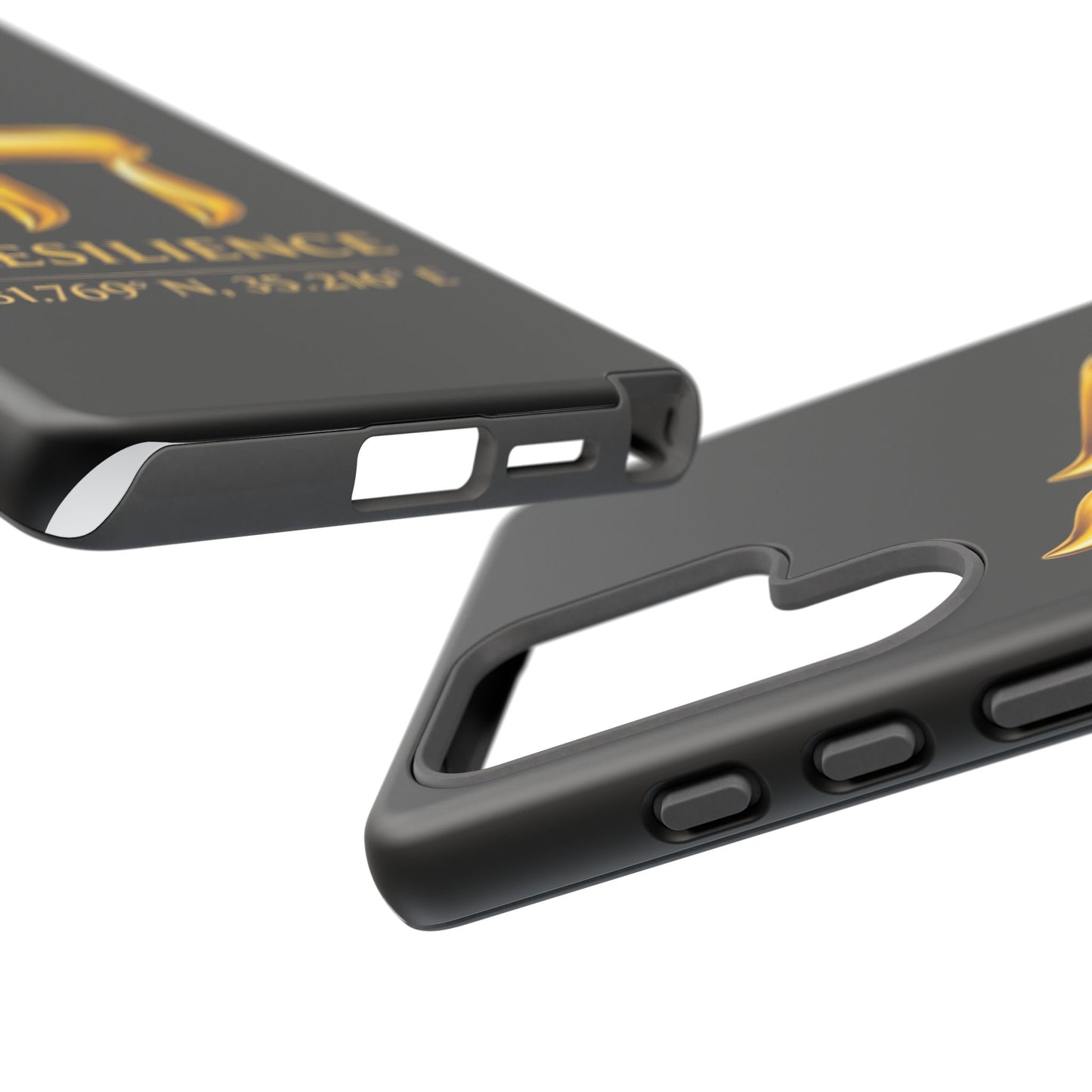 The Resilience Collection.Phone Case. Premium Black Edition. Protect with Purpose