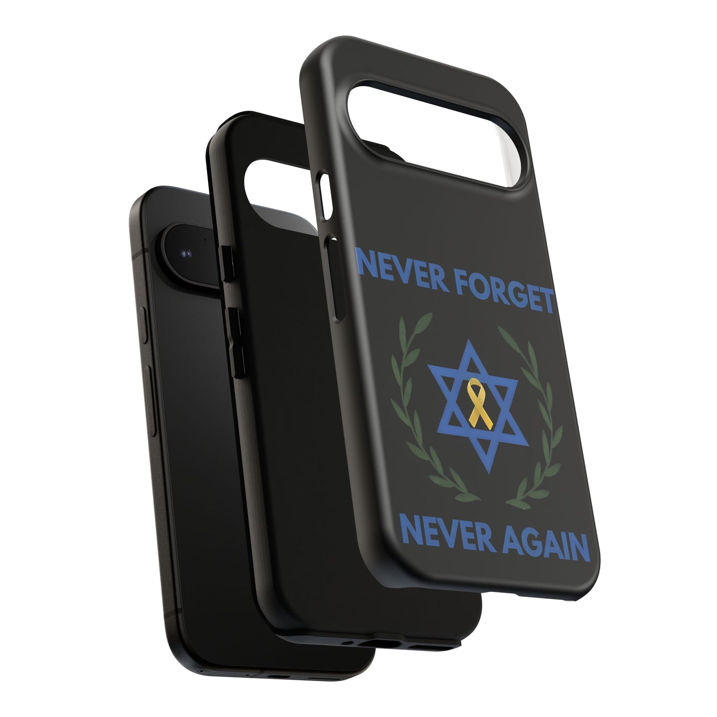 Never Forget, Never Again Collection. Black Edition Phone Case