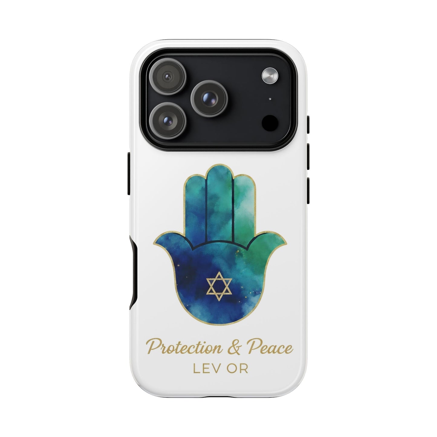 The Guardian Collection. Pristine White Phone Case. Protection Meets Peace.