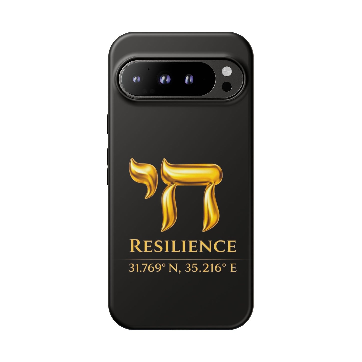 The Resilience Collection.Phone Case. Premium Black Edition. Protect with Purpose