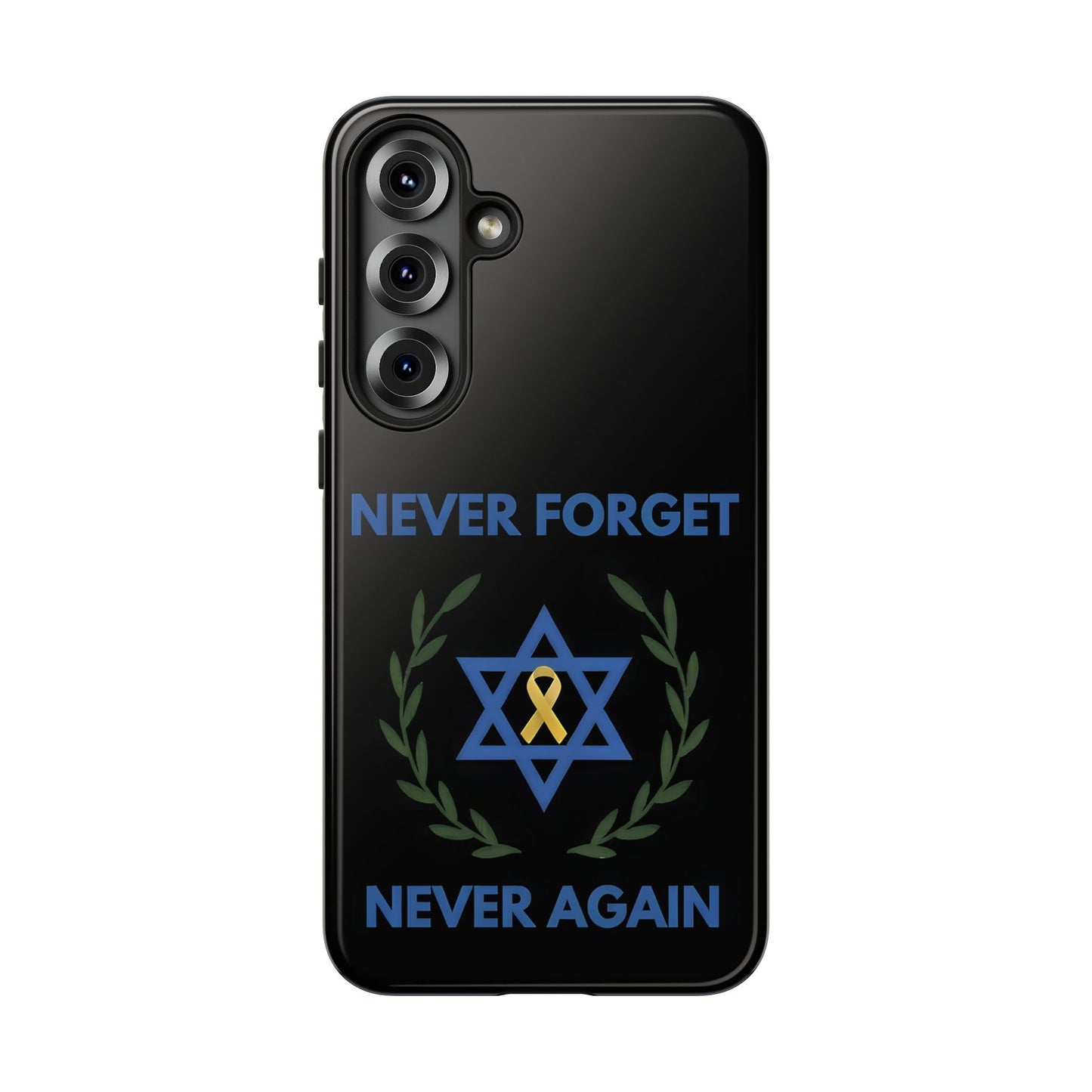 Never Forget, Never Again Collection. Black Edition Phone Case