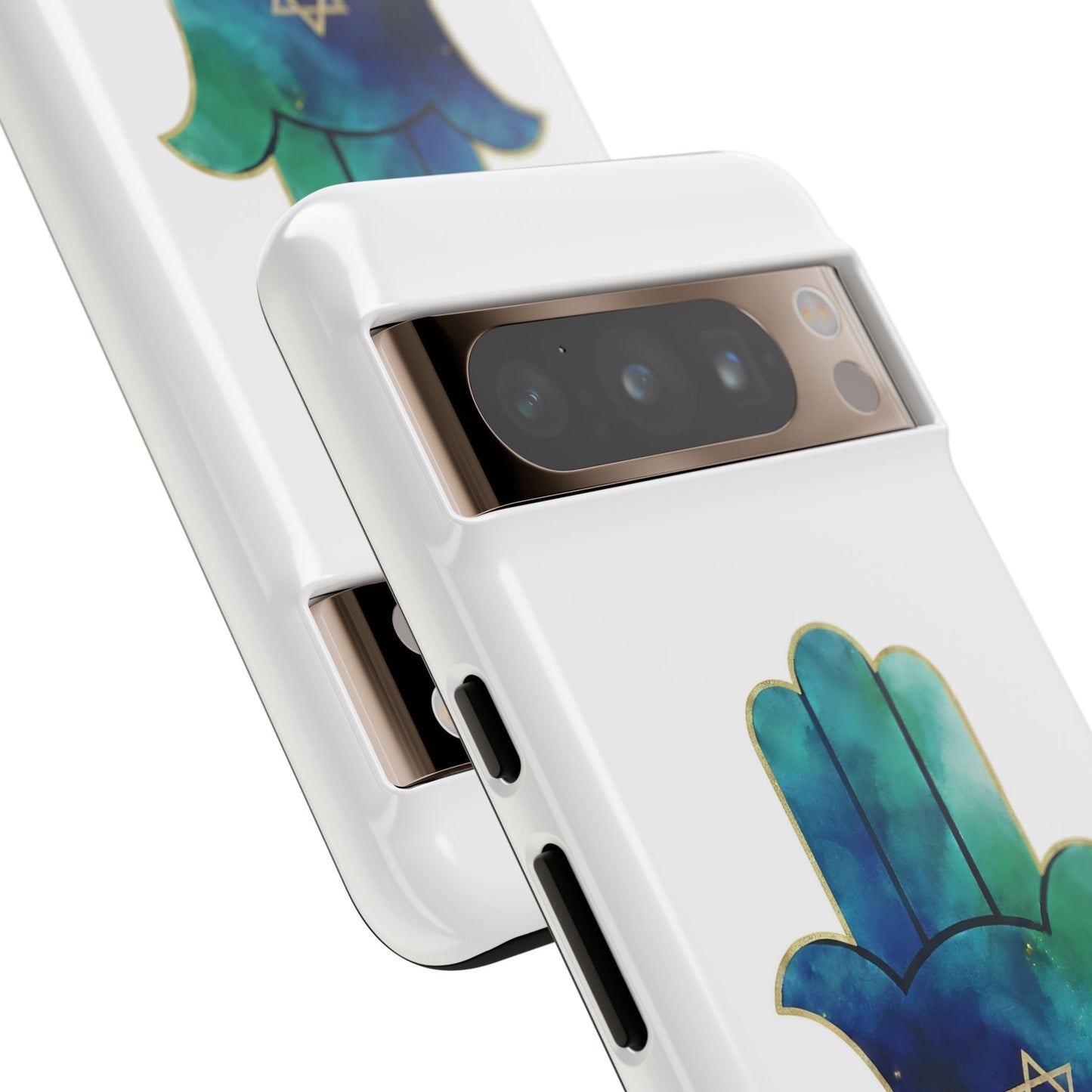 The Guardian Collection. Pristine White Phone Case. Protection Meets Peace.