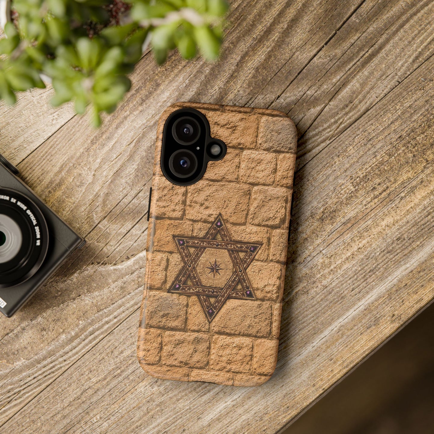 Heart of David™ Jerusalem Stone Phone Case