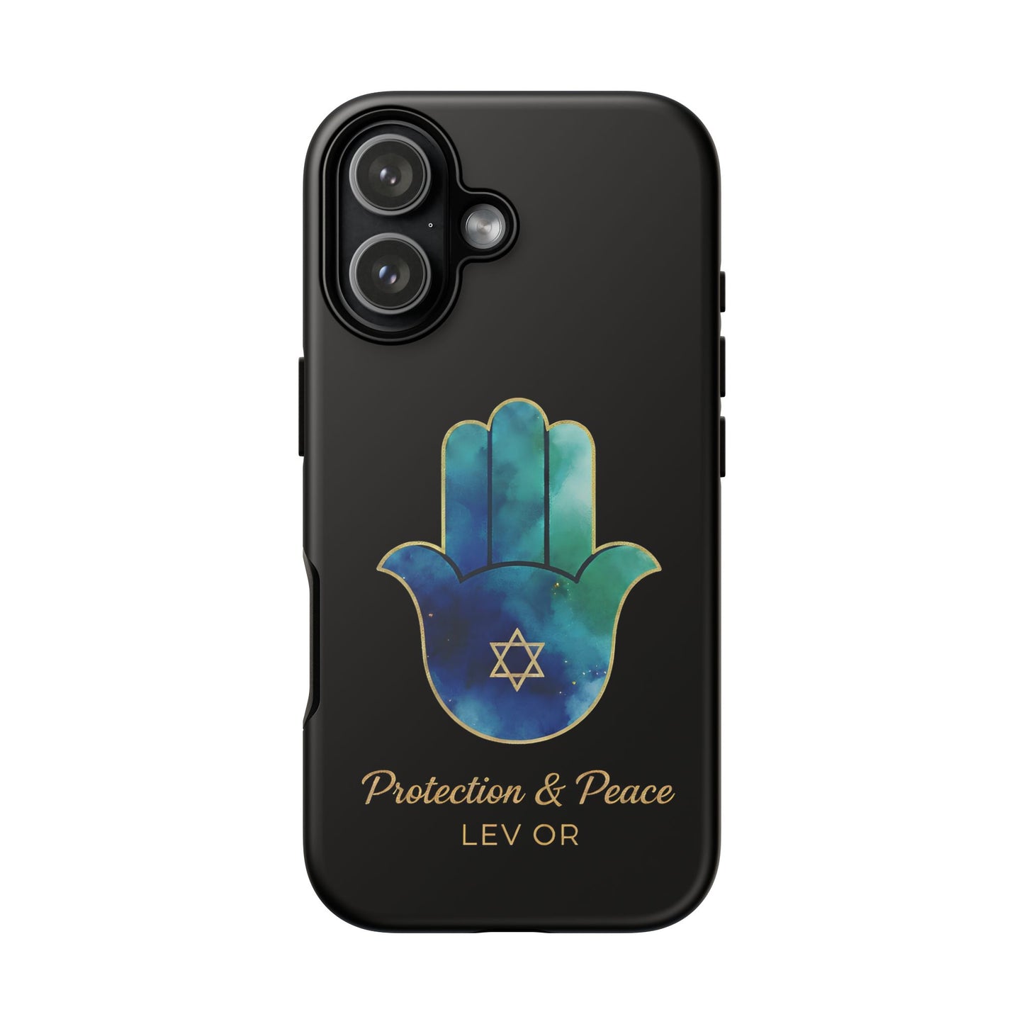 The Guardian Collection.Protection and Peace Premium Black Edition Phone Case