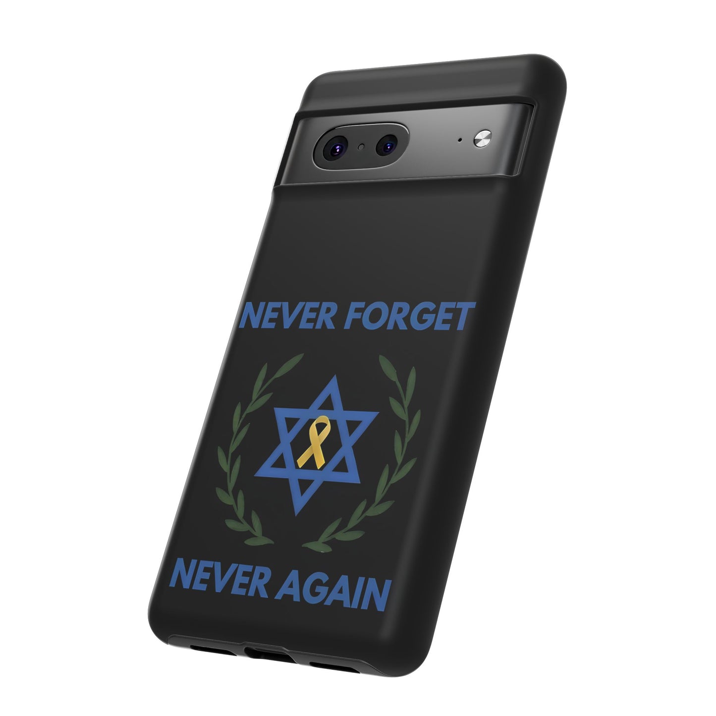 Never Forget, Never Again Collection. Black Edition Phone Case