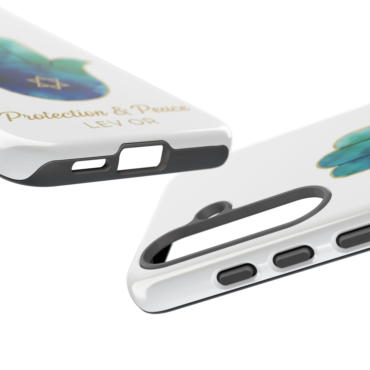 The Guardian Collection. Pristine White Phone Case. Protection Meets Peace.