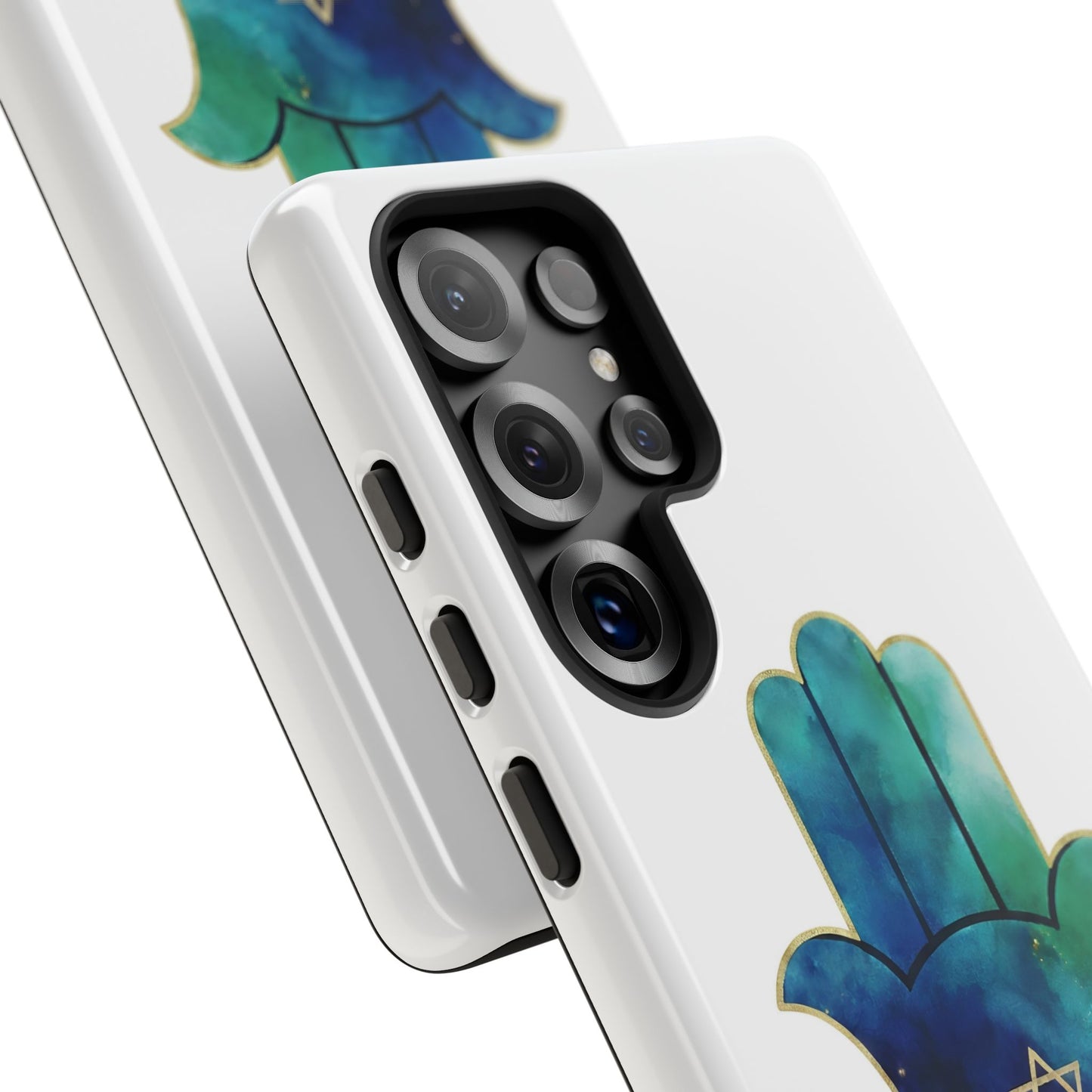 The Guardian Collection. Pristine White Phone Case. Protection Meets Peace.