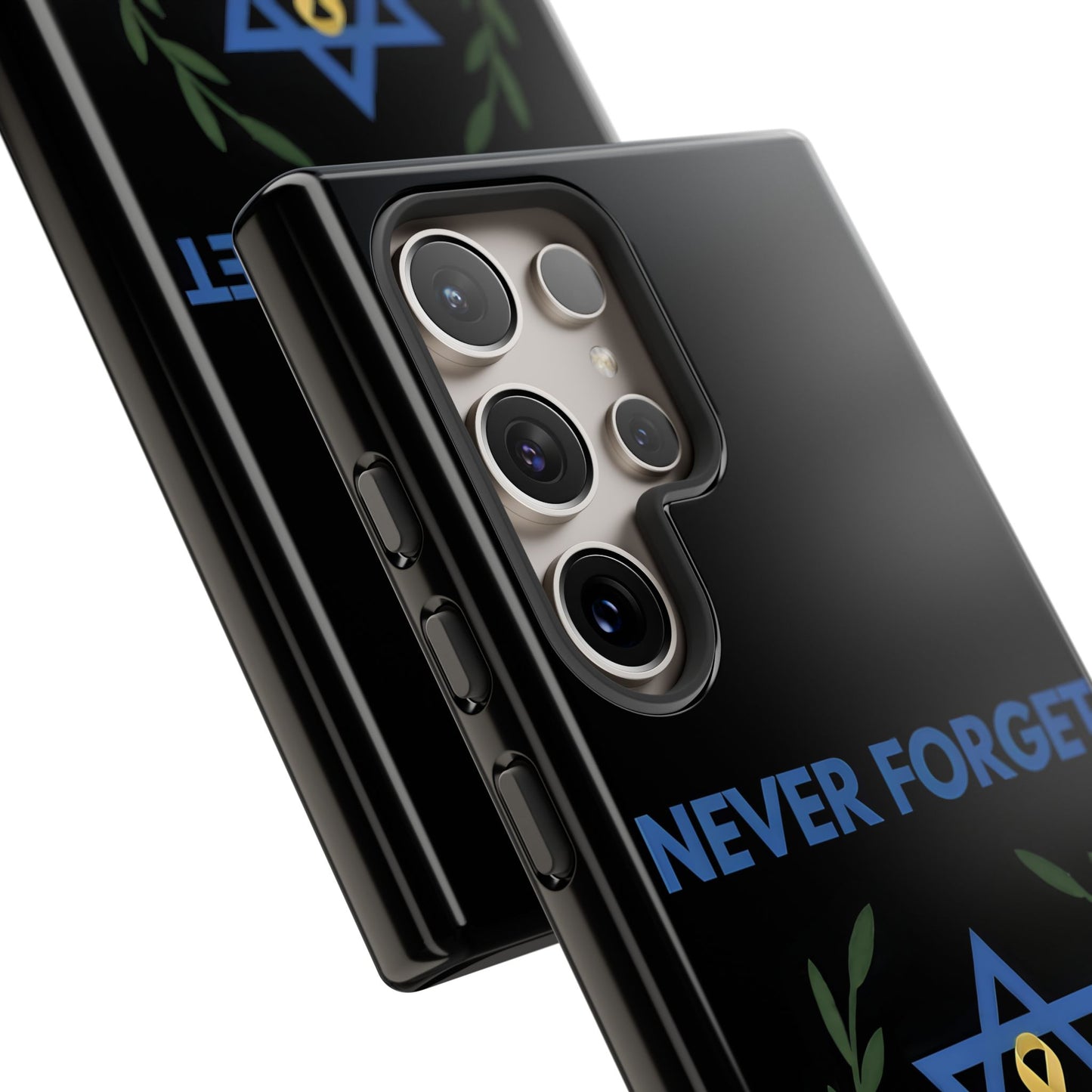 Never Forget, Never Again Collection. Black Edition Phone Case