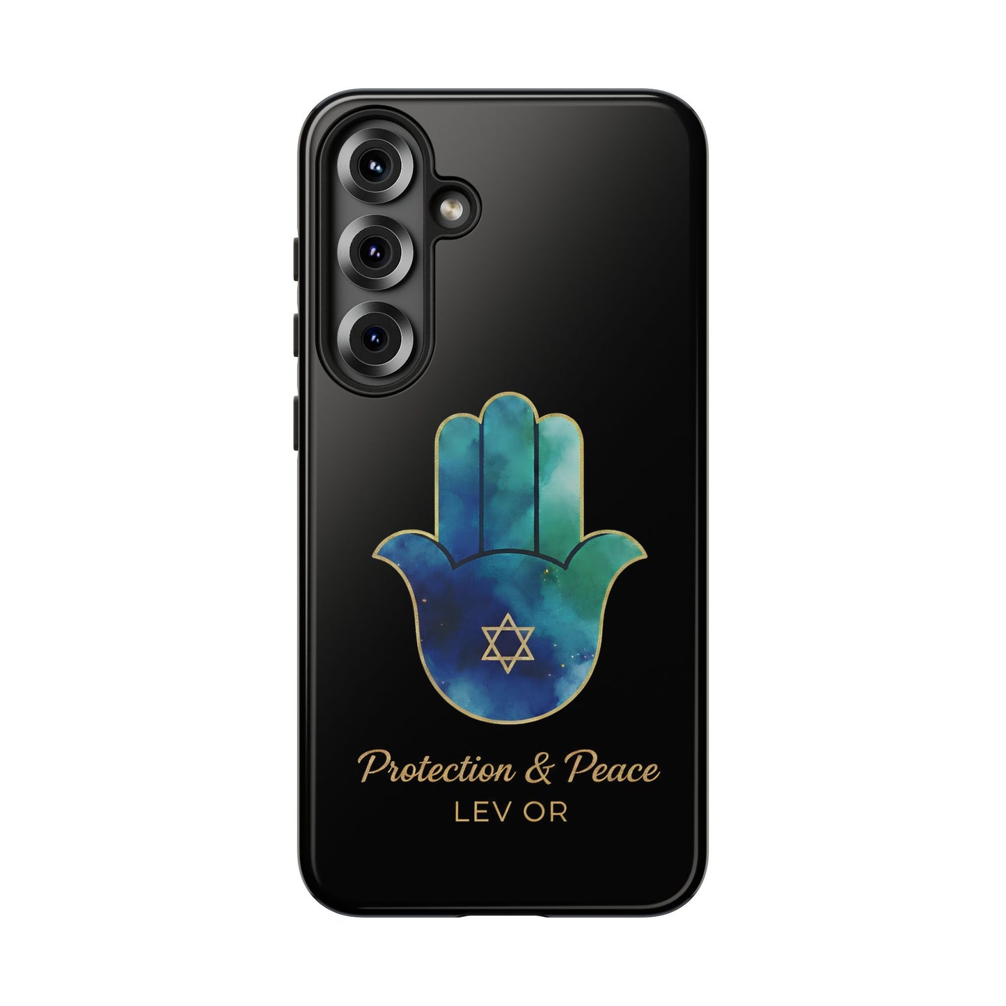 The Guardian Collection.Protection and Peace Premium Black Edition Phone Case
