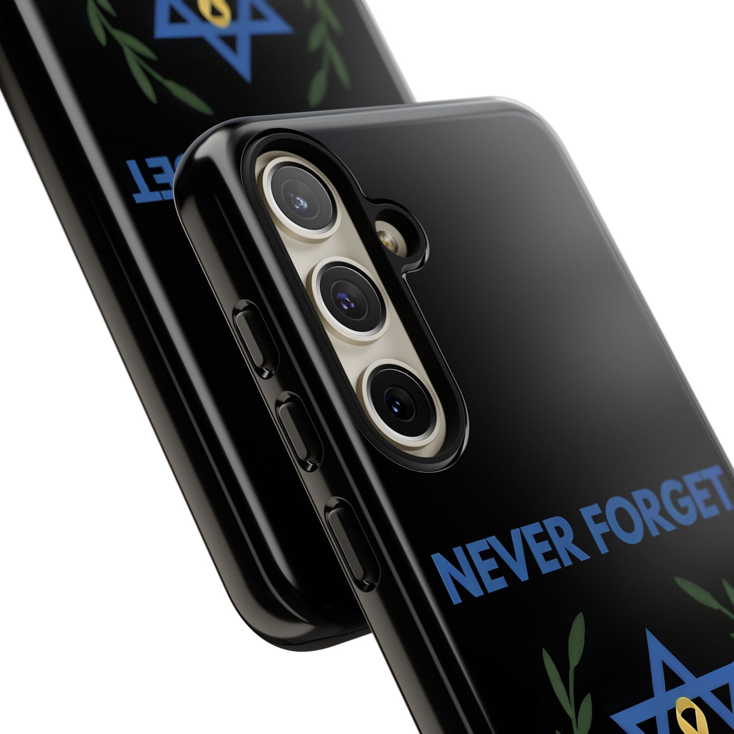 Never Forget, Never Again Collection. Black Edition Phone Case