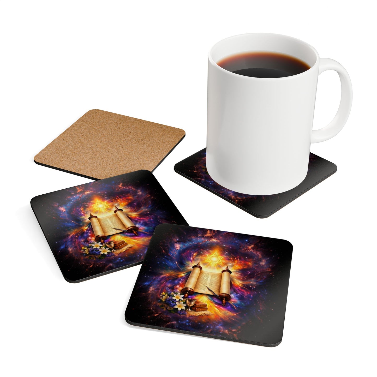 The Celestial Collection: Black Edition Coaster Set