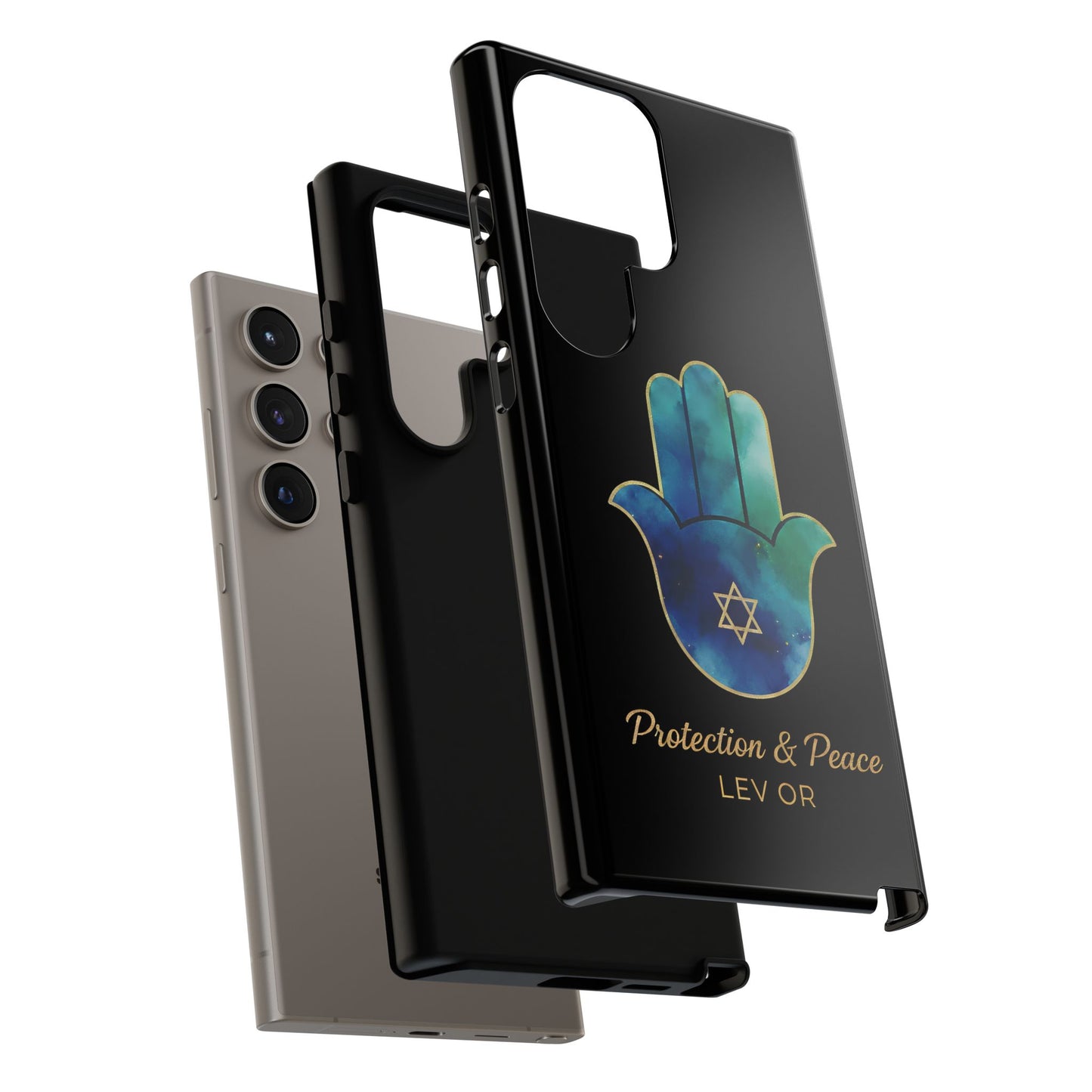 The Guardian Collection.Protection and Peace Premium Black Edition Phone Case
