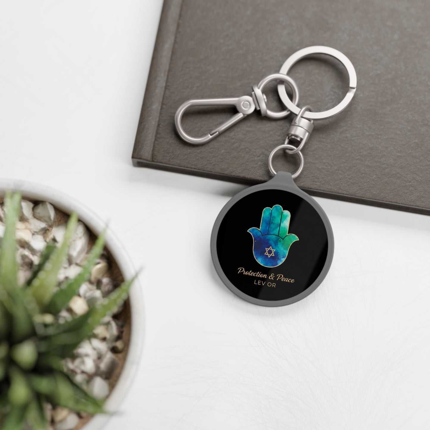 The Guardian Collection Keyring.  A Shield for your Journey.