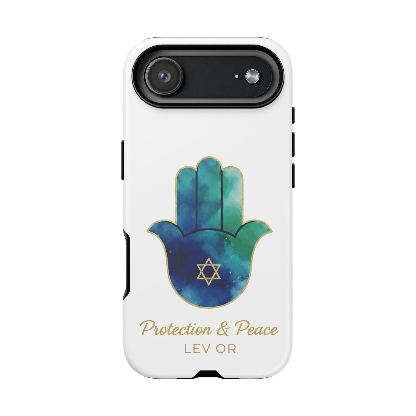 The Guardian Collection. Pristine White Phone Case. Protection Meets Peace.