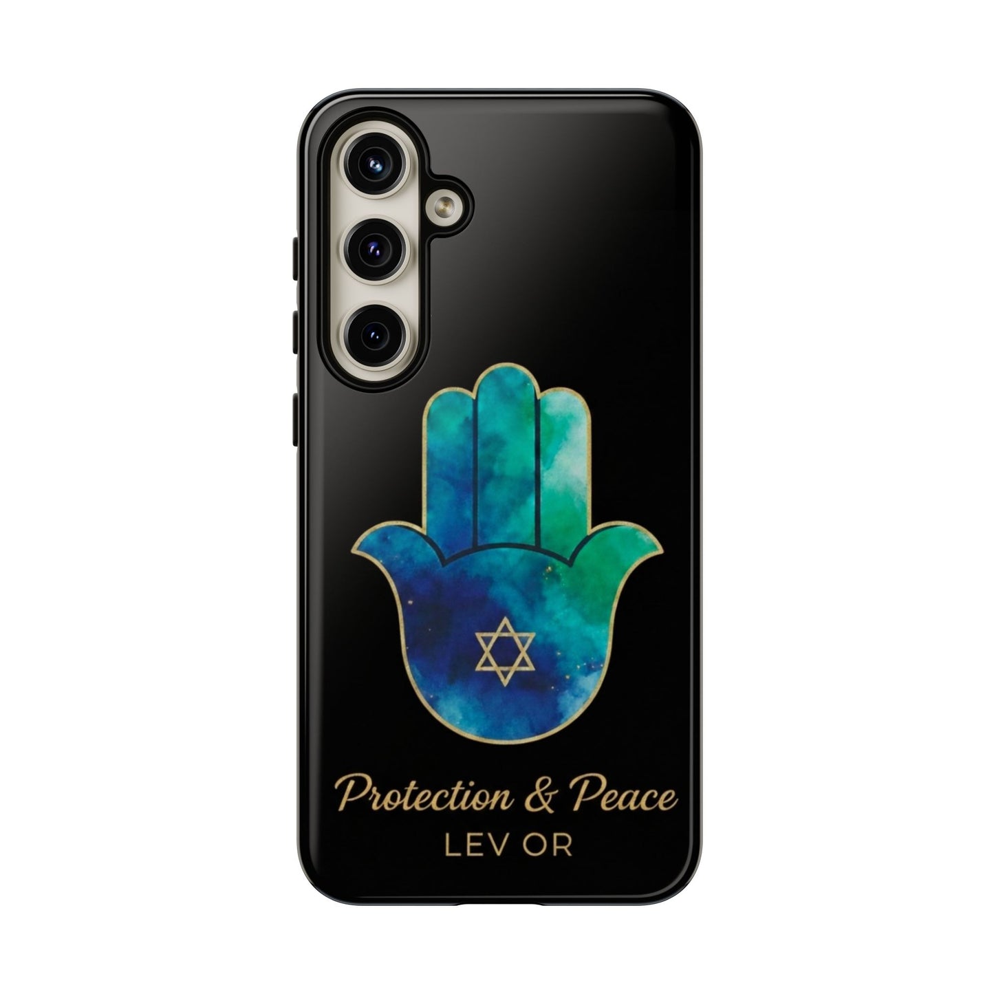 Protection and Peace Premium Black Edition Phone Case