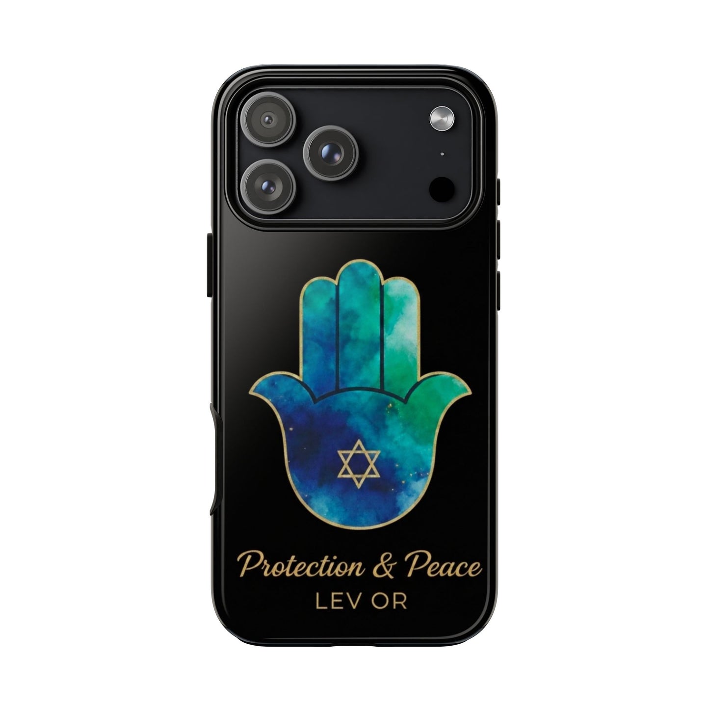 Protection and Peace Premium Black Edition Phone Case