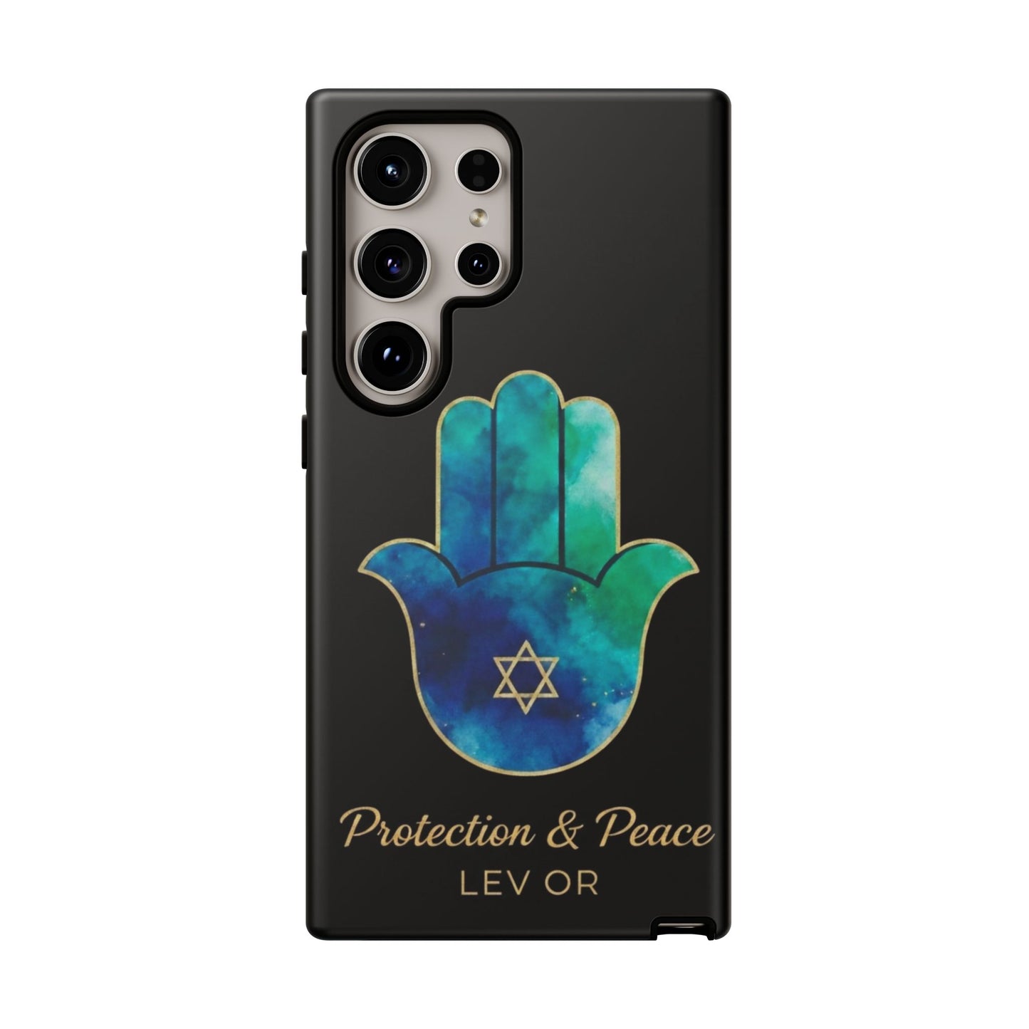 Protection and Peace Premium Black Edition Phone Case