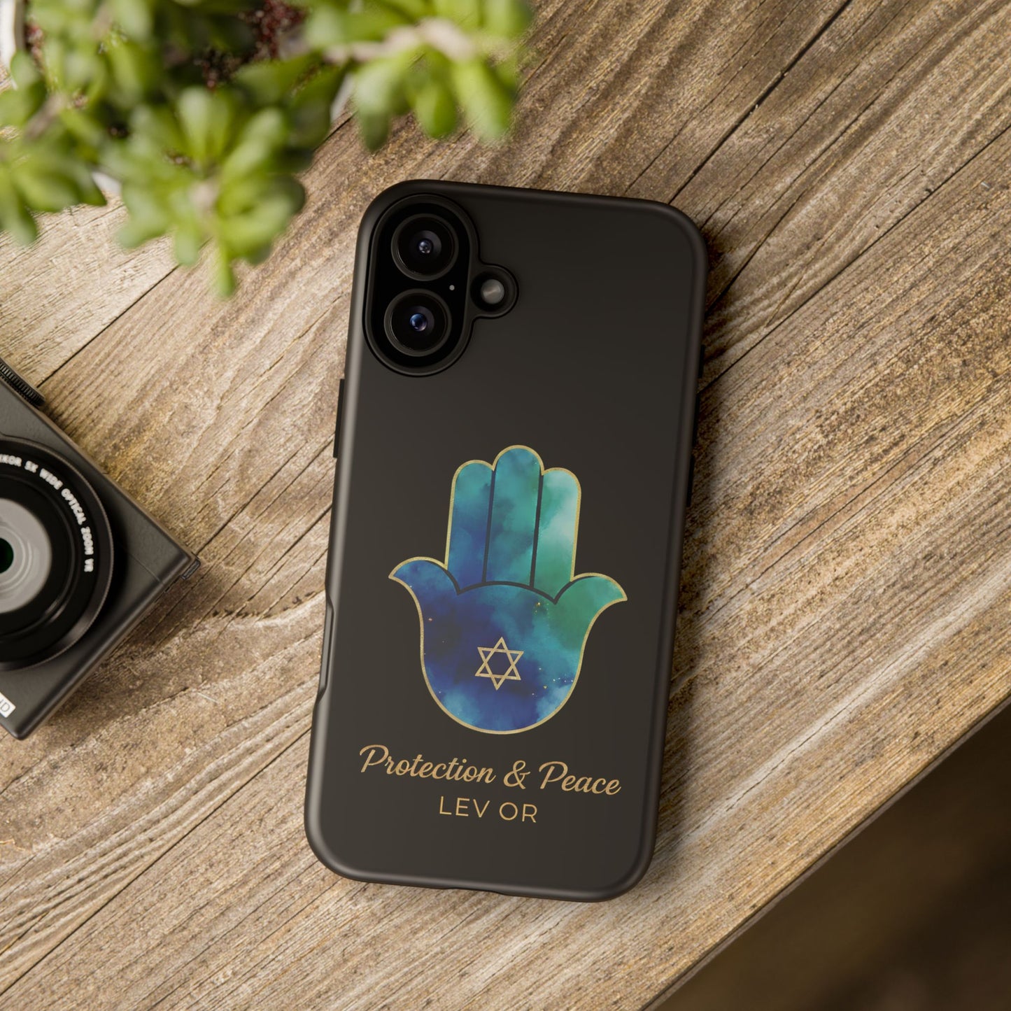The Guardian Collection.Protection and Peace Premium Black Edition Phone Case