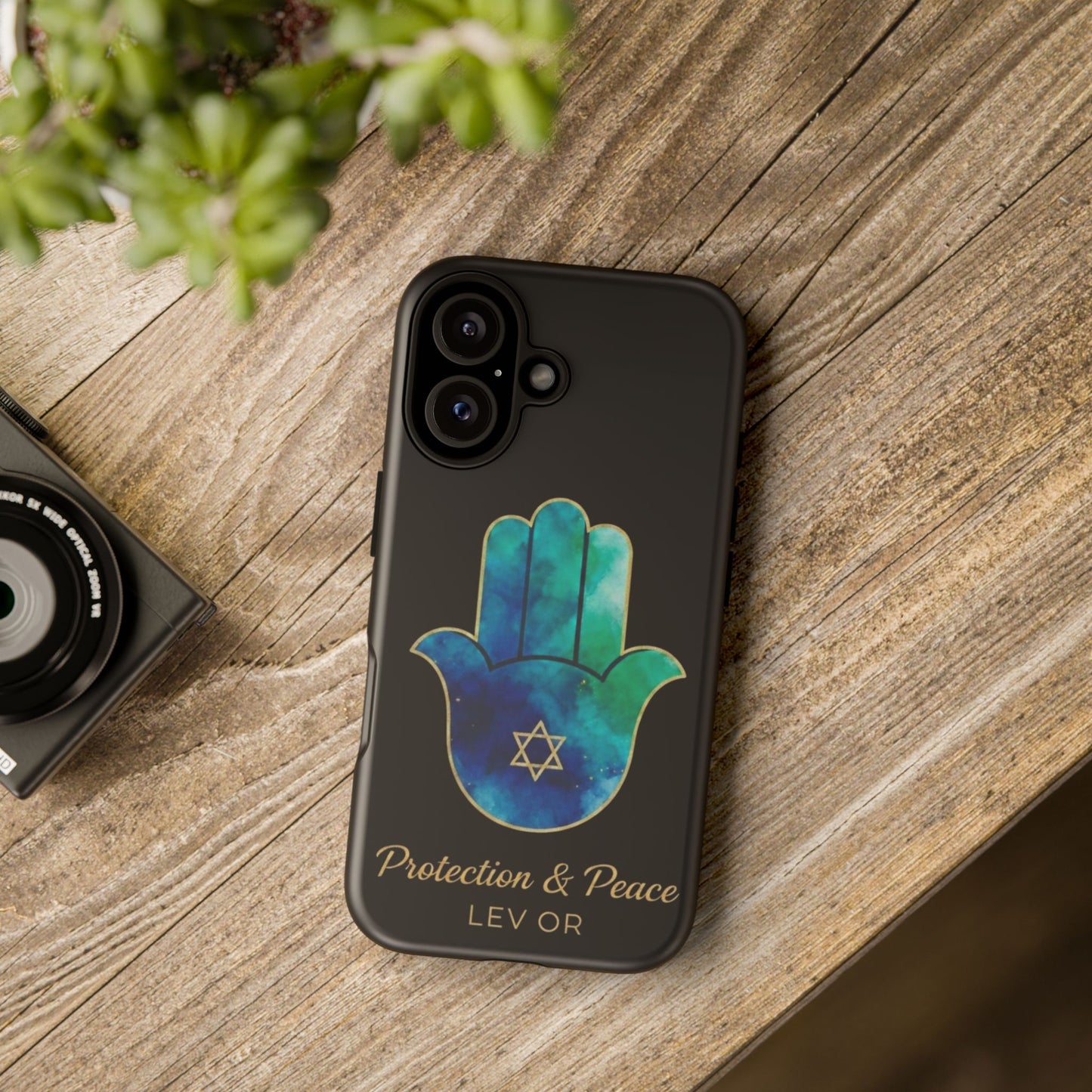 Protection and Peace Premium Black Edition Phone Case