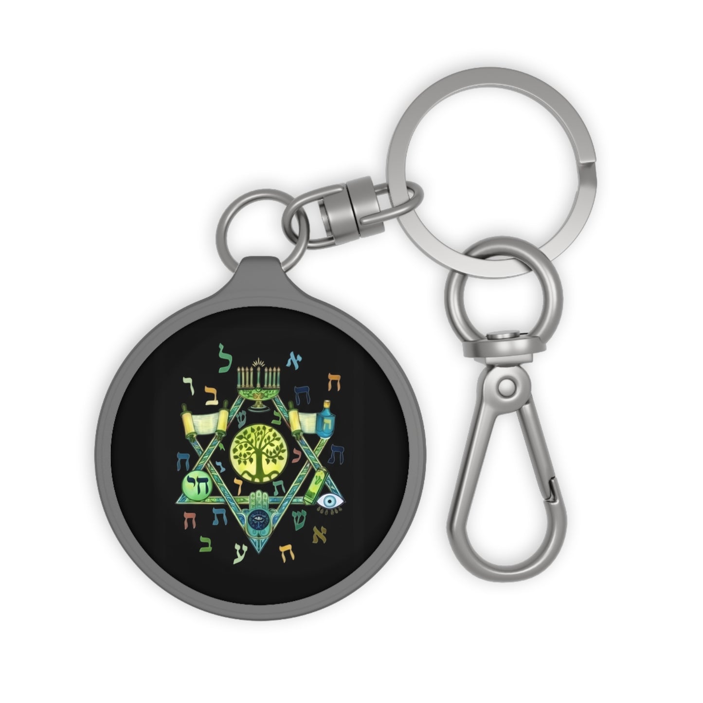 The Covenant Collection Midnight Black Keyring