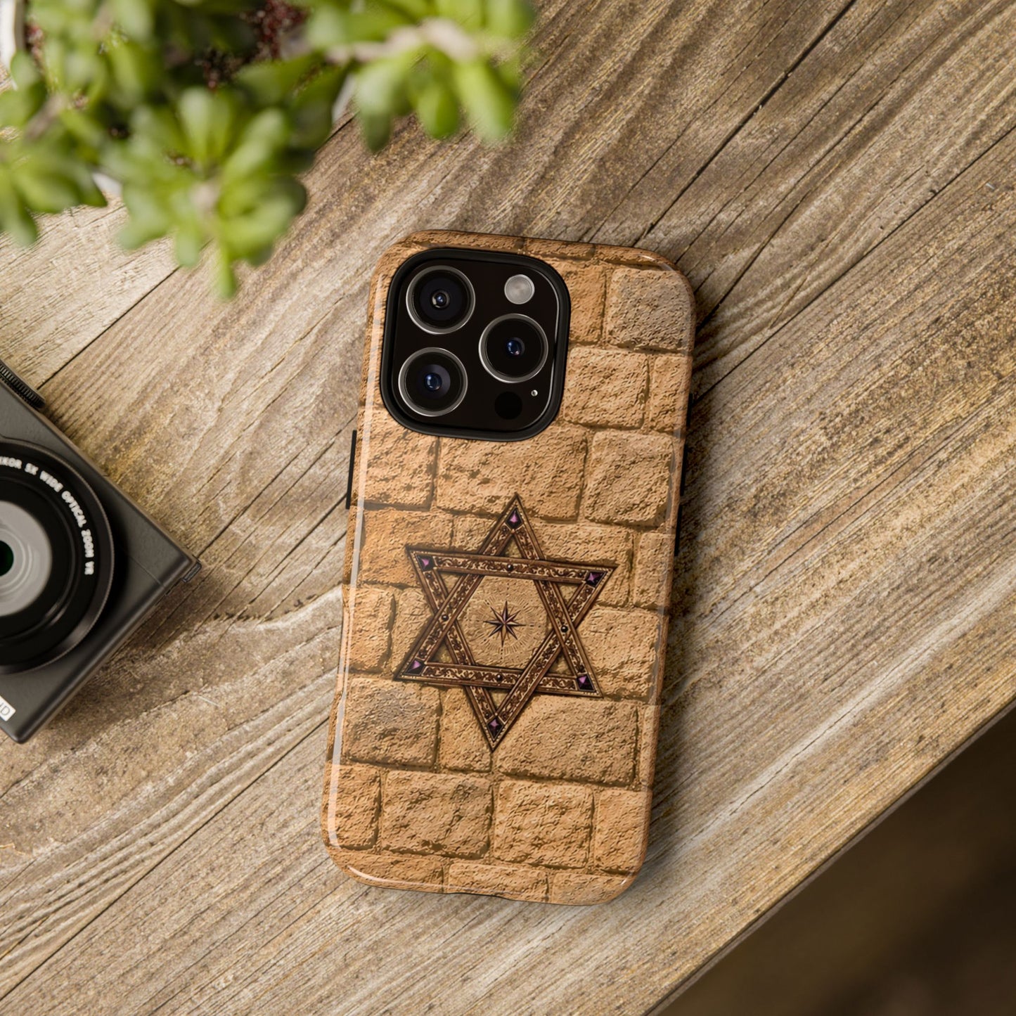 Heart of David™ Jerusalem Stone Phone Case