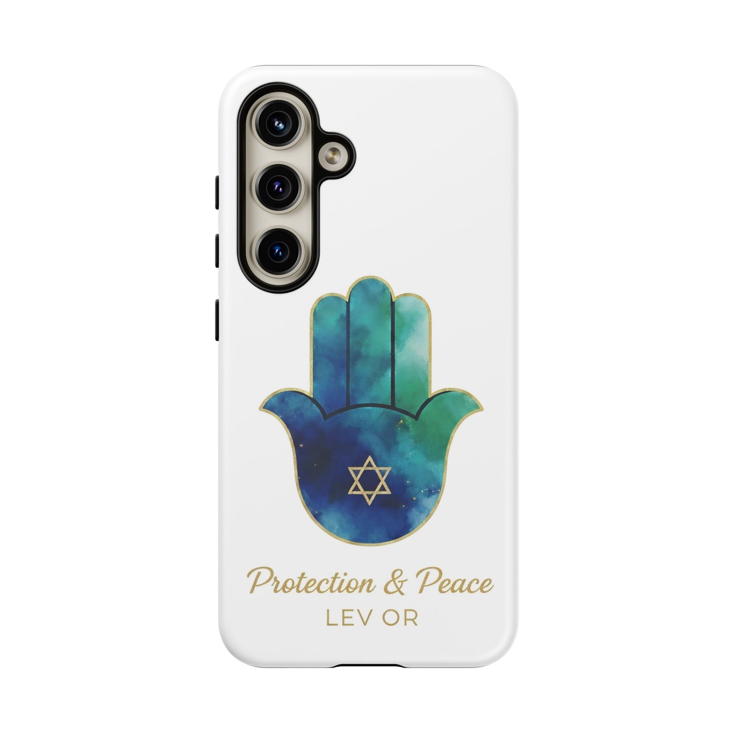 The Guardian Collection. Pristine White Phone Case. Protection Meets Peace.