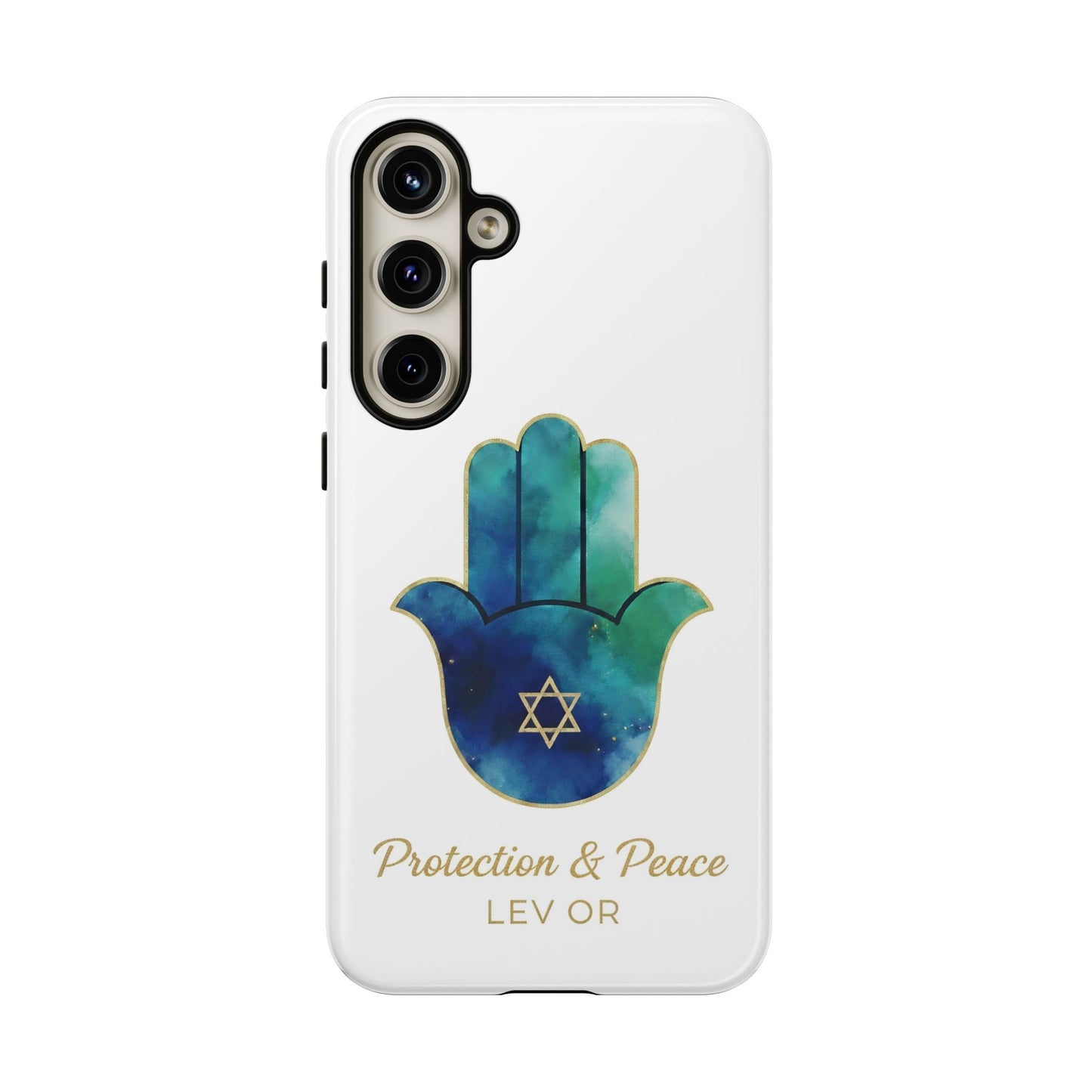 The Guardian Collection. Pristine White Phone Case. Protection Meets Peace.