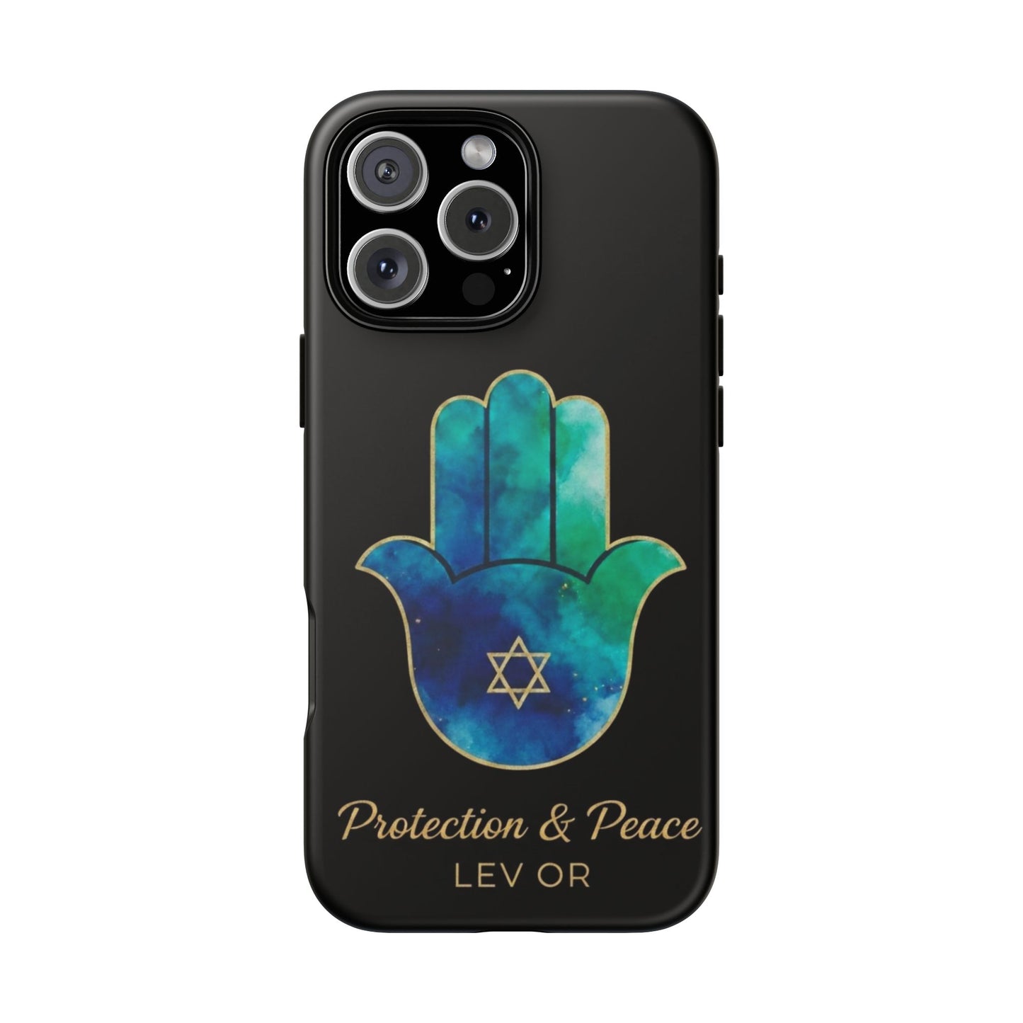 Protection and Peace Premium Black Edition Phone Case