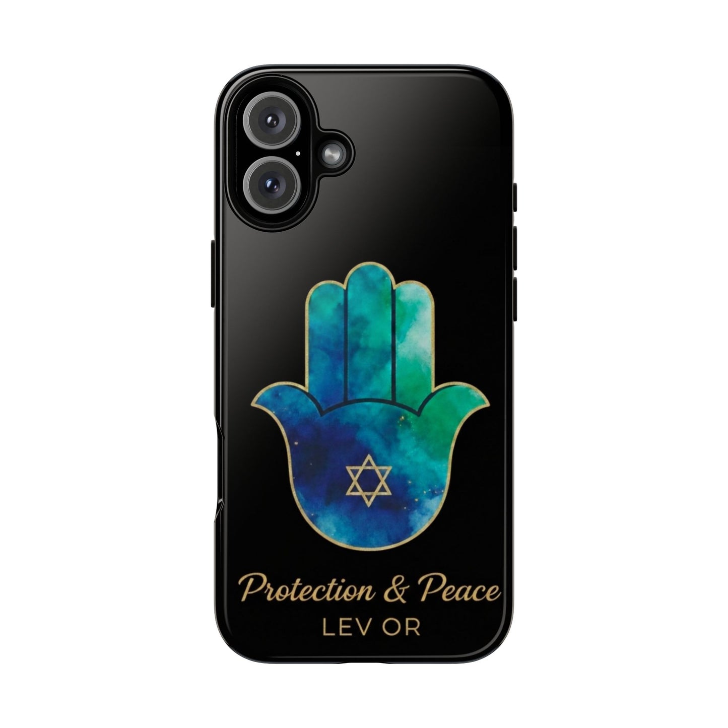 Protection and Peace Premium Black Edition Phone Case