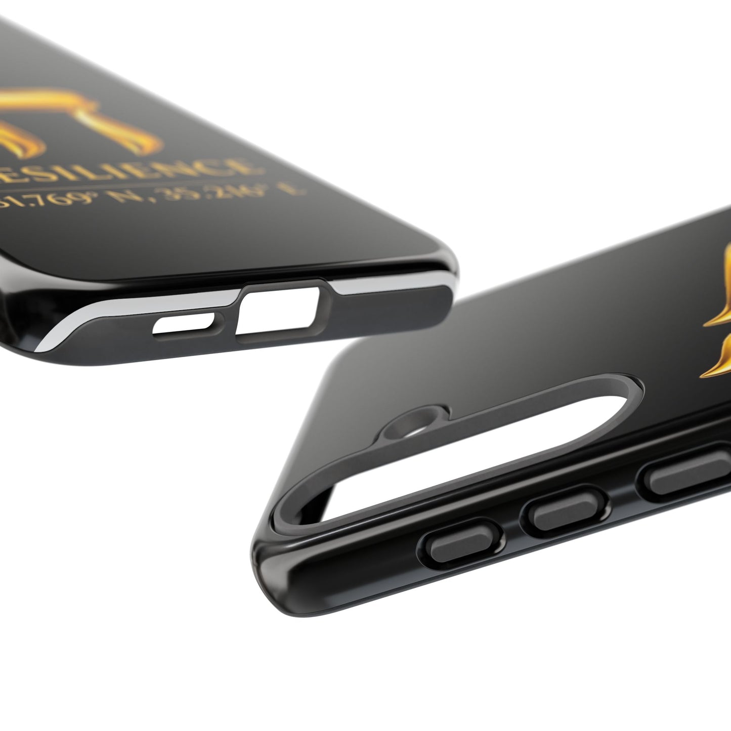 The Resilience Collection.Phone Case. Premium Black Edition. Protect with Purpose