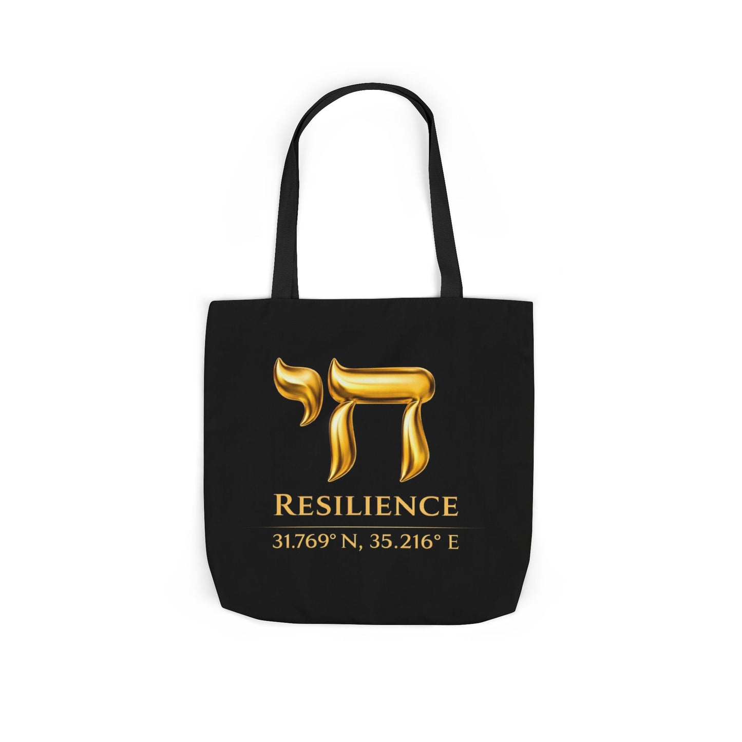 The Resilience Collection.Premium Black Edition Tote Bag