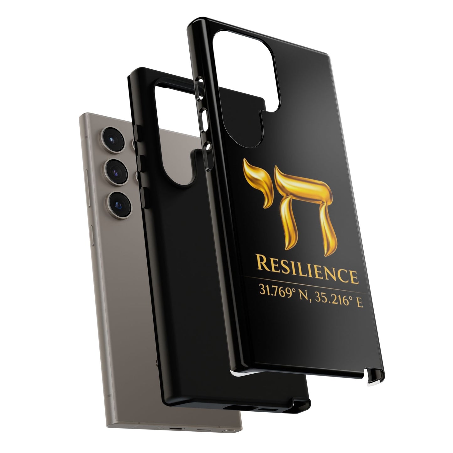 The Resilience Collection.Phone Case. Premium Black Edition. Protect with Purpose