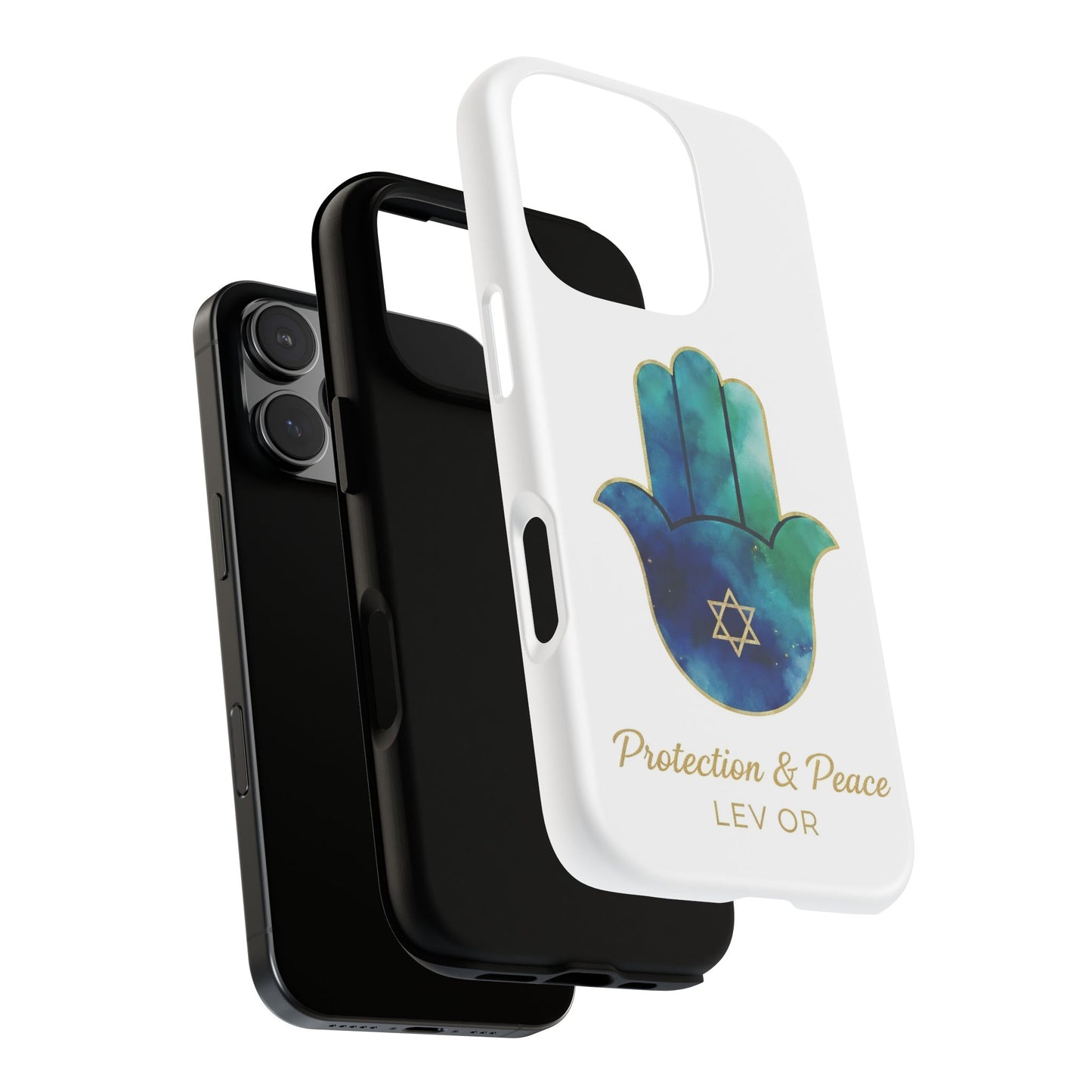 The Guardian Collection. Pristine White Phone Case. Protection Meets Peace.