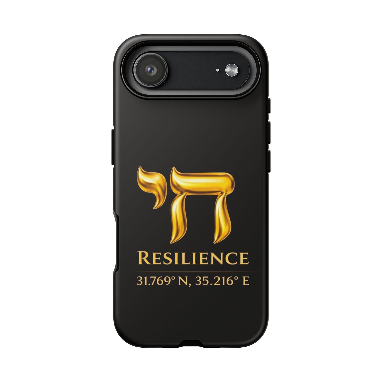 The Resilience Collection.Phone Case. Premium Black Edition. Protect with Purpose