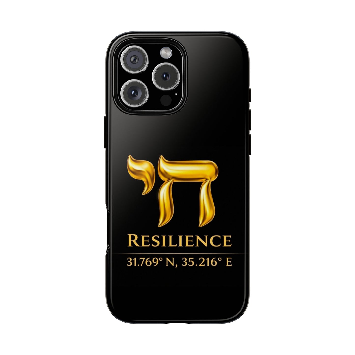 The Resilience Collection.Phone Case. Premium Black Edition. Protect with Purpose