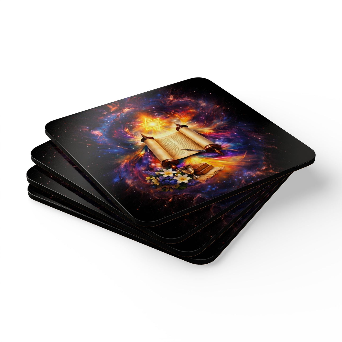 The Celestial Collection: Black Edition Coaster Set