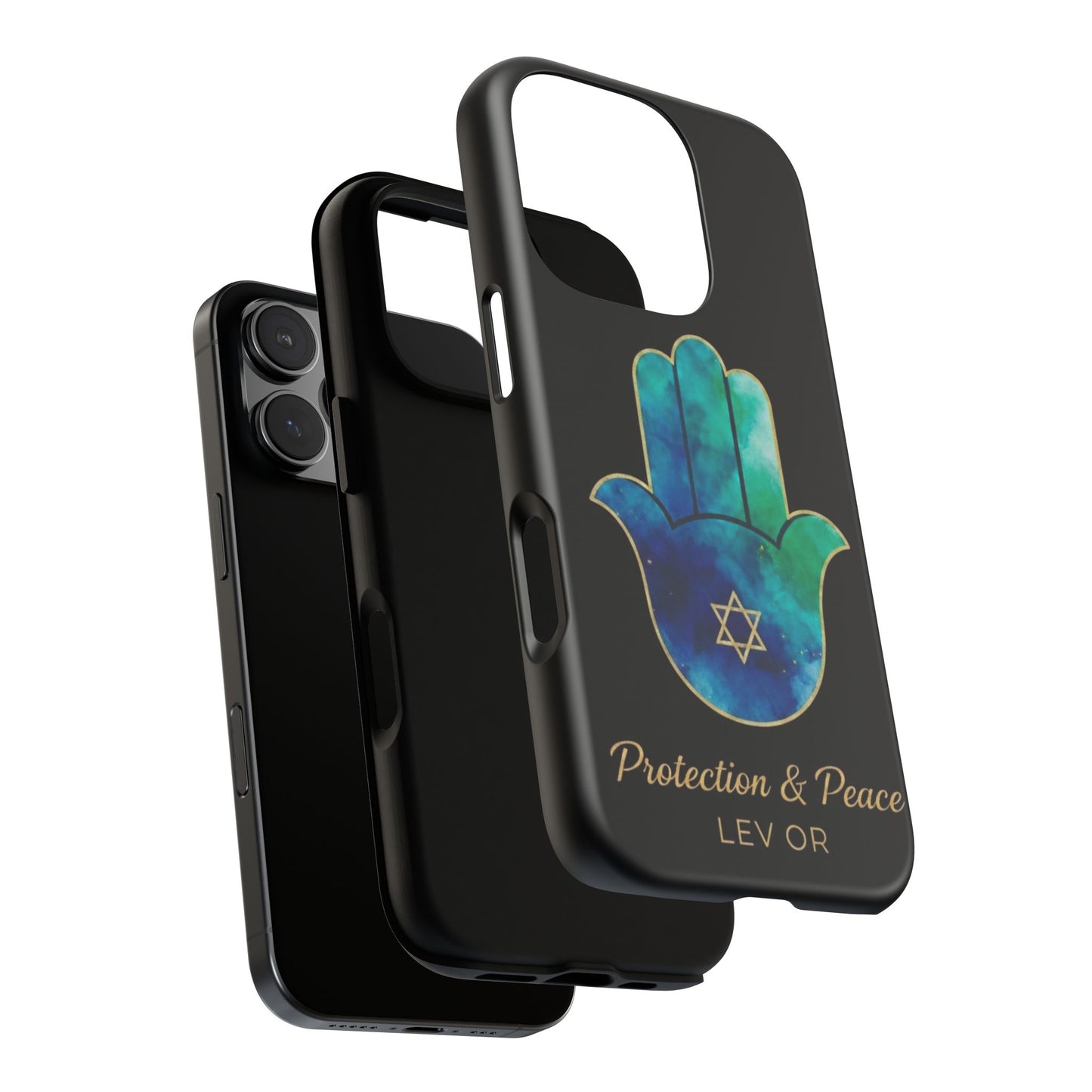 Protection and Peace Premium Black Edition Phone Case
