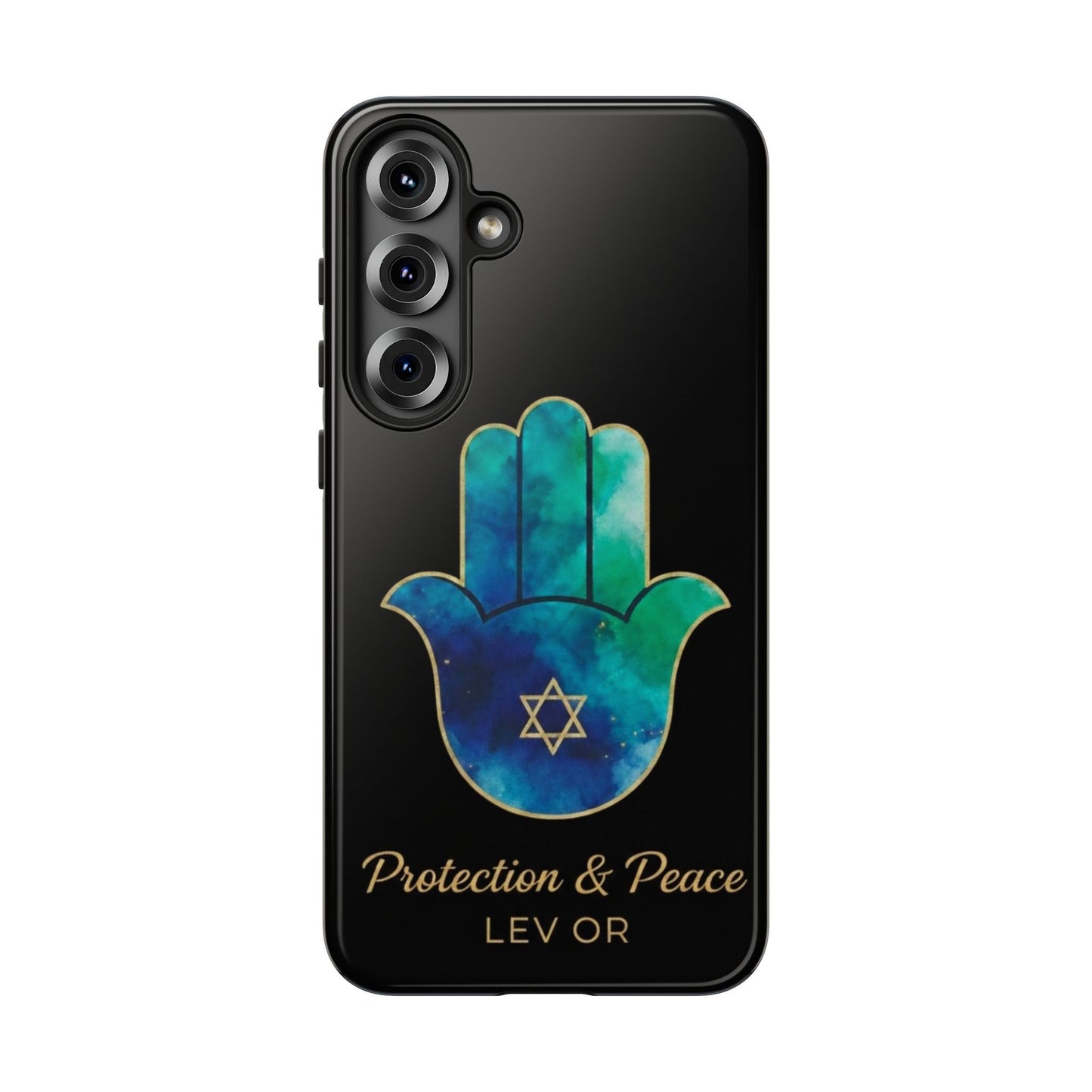 Protection and Peace Premium Black Edition Phone Case