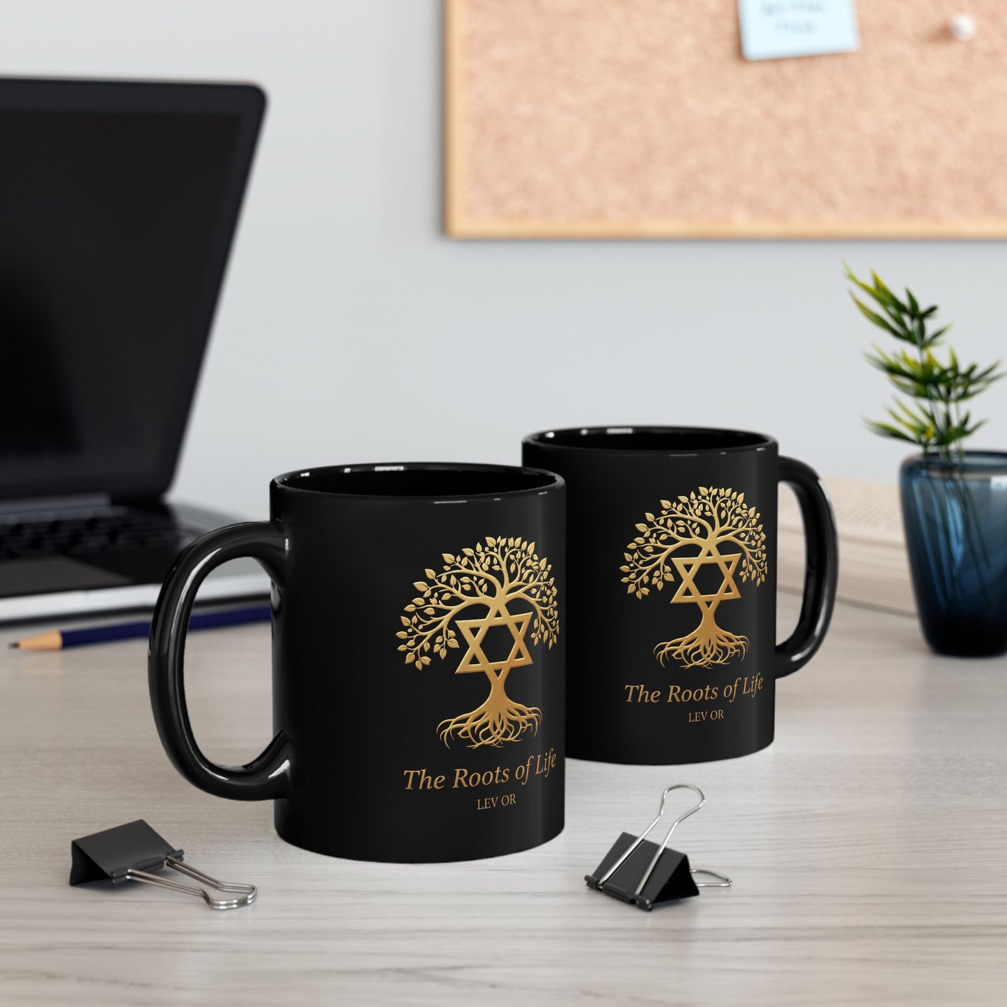 The Irma Collection. Midnight Black Coffee Mug.