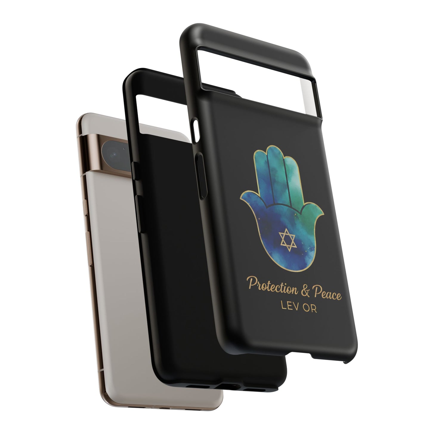 The Guardian Collection.Protection and Peace Premium Black Edition Phone Case