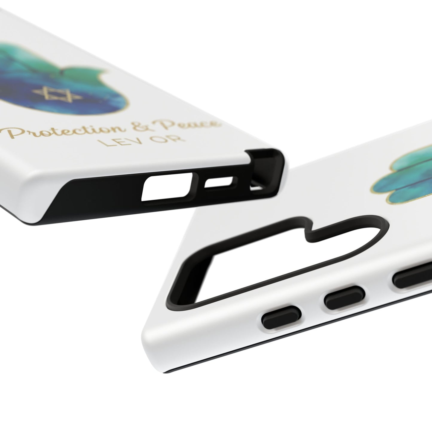 The Guardian Collection. Pristine White Phone Case. Protection Meets Peace.