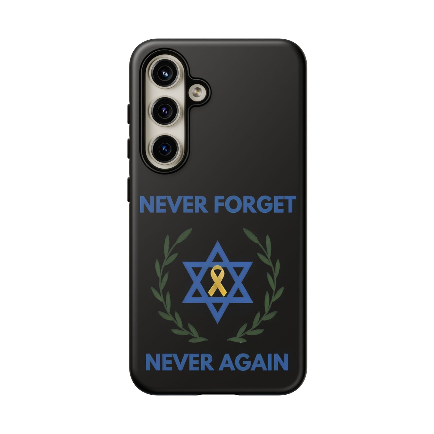 Never Forget, Never Again Collection. Black Edition Phone Case