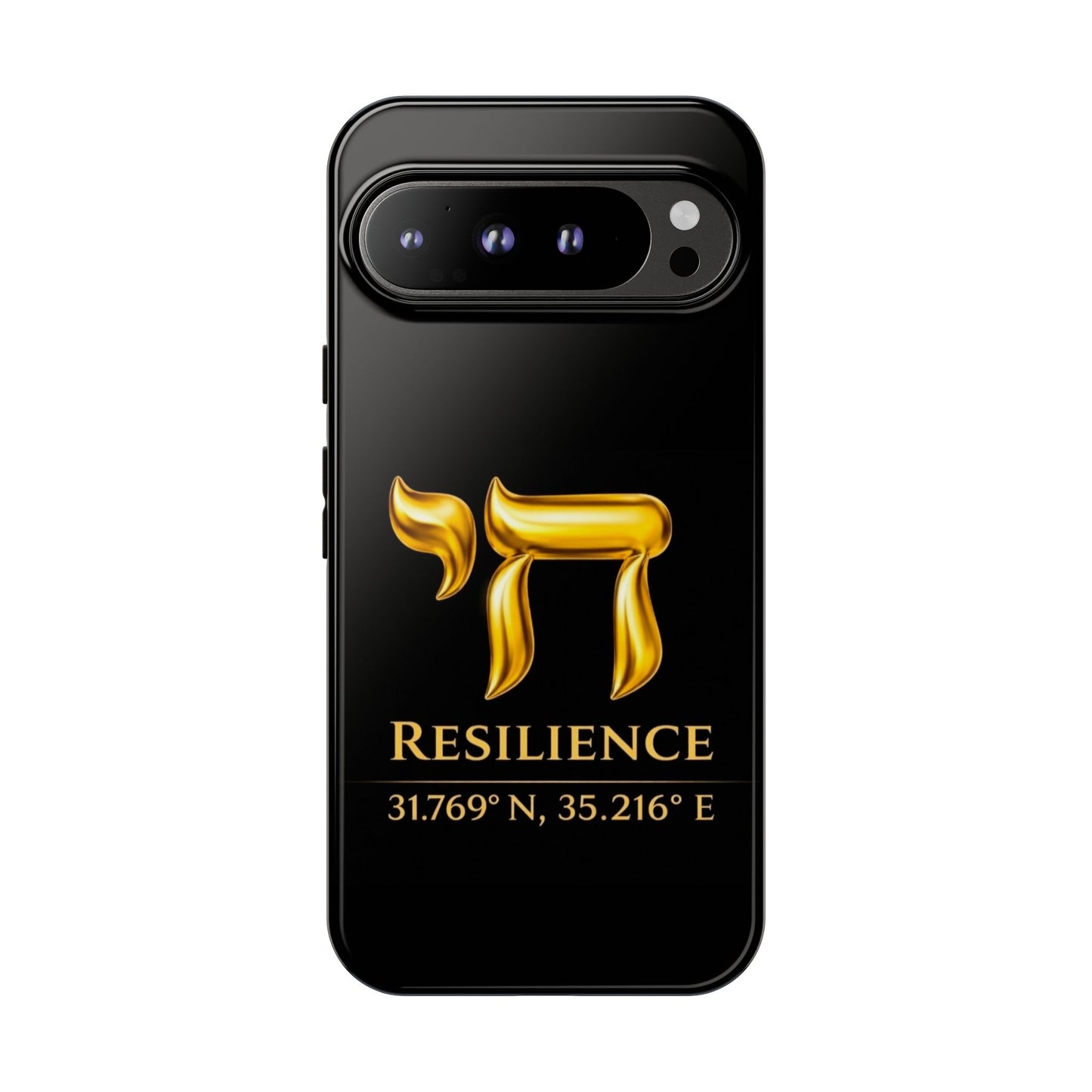 The Resilience Collection.Phone Case. Premium Black Edition. Protect with Purpose
